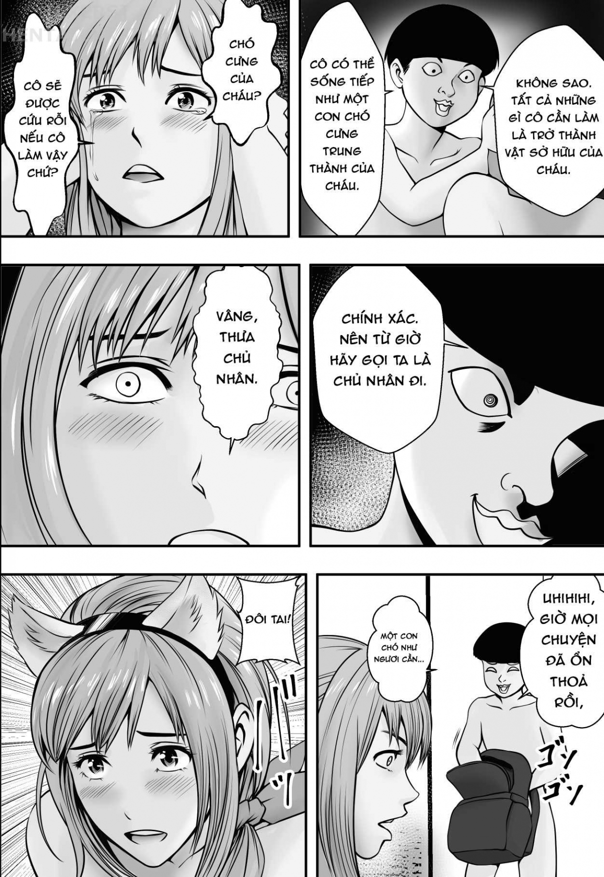 Đọc truyện hentai Mẹ thành chó, con gái thành chậu hoa. Oneshot