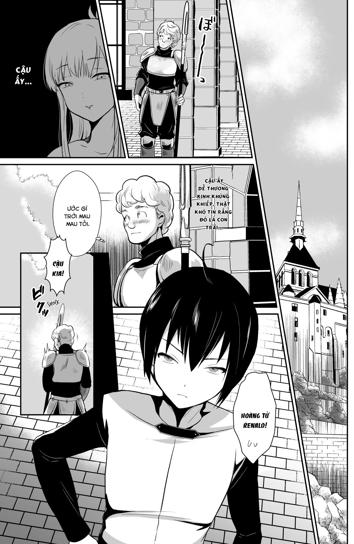 Đọc truyện hentai Kawaisou na Ouji-sama wa Warui Mahou de Oshiro no Mesu Benki ni Sarete Shimaimashita Chap 2