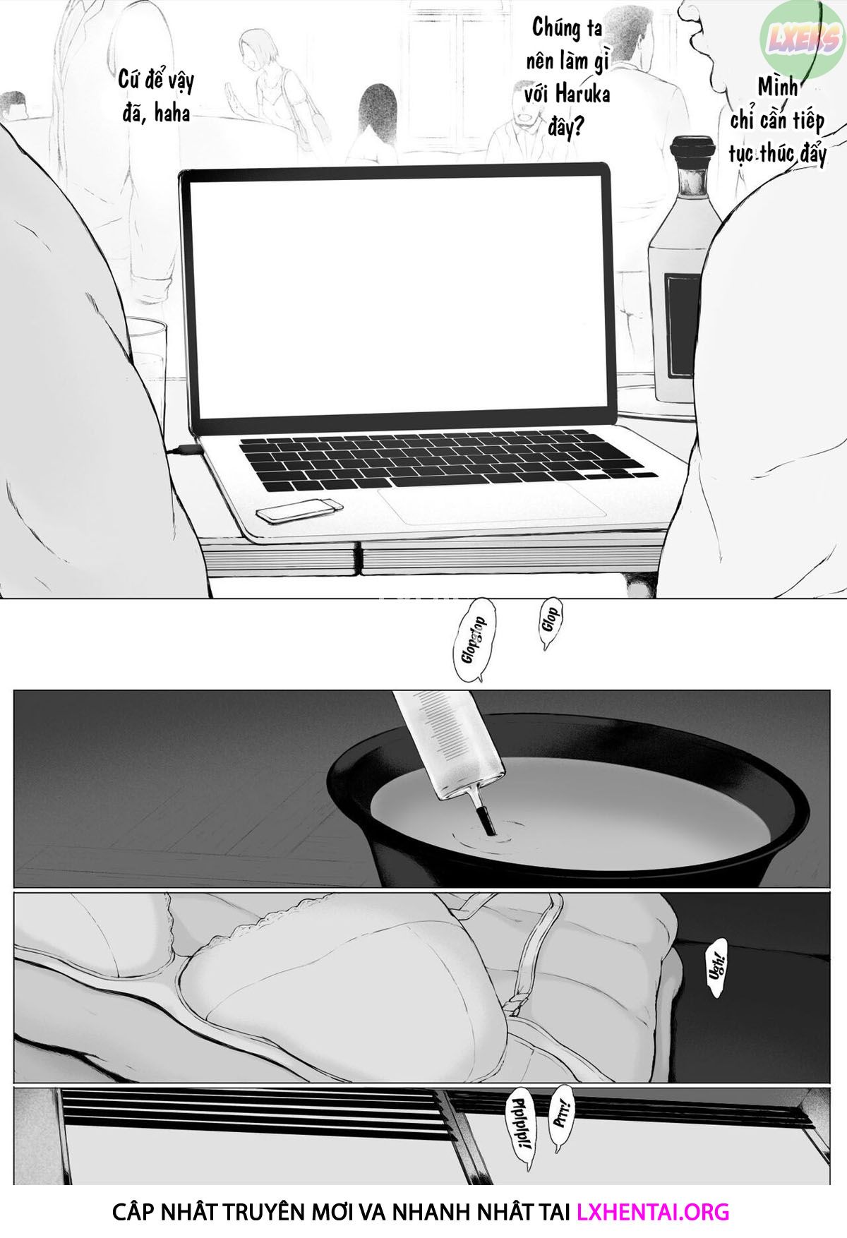 Đọc truyện hentai Hahagui Ottori Okaasan ga Toshishita Yarichin ni Nerawareru Toki Chap 3C | END