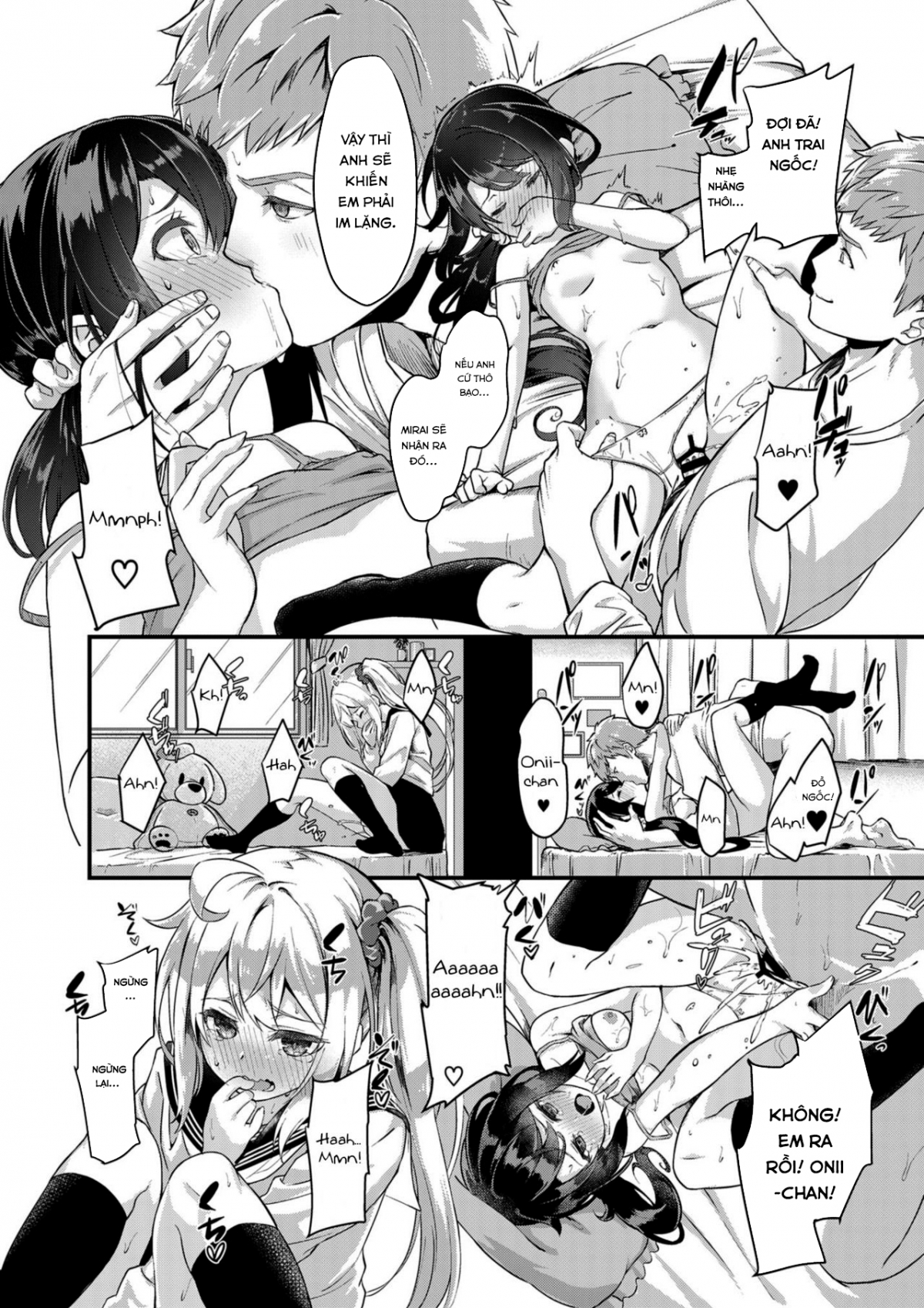 Đọc truyện hentai Thụ tinh cho em gái. Chap 2: Mần thịt Tsukimiya Mirai