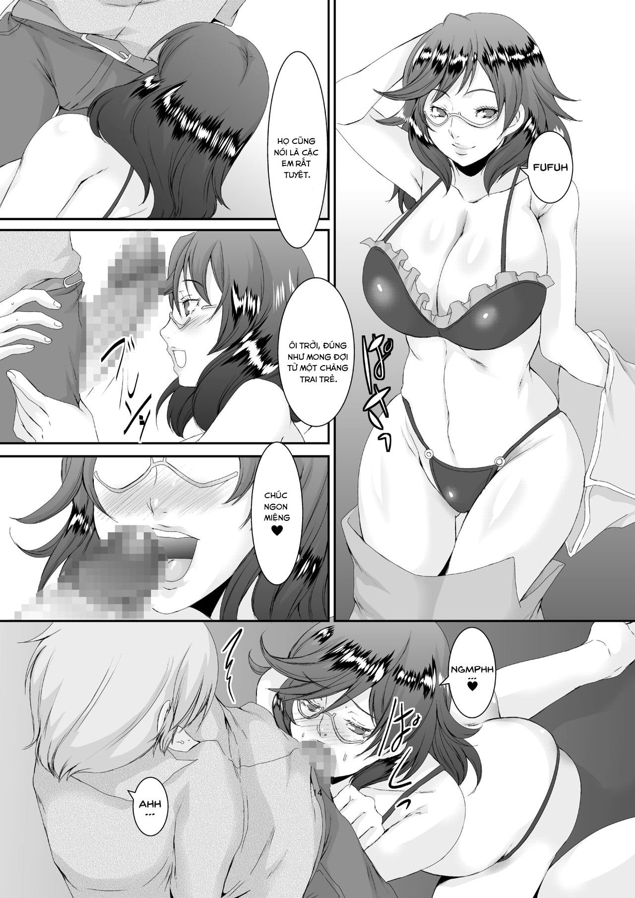 Đọc truyện hentai Oku-sama wa Moto Yariman Chap 2