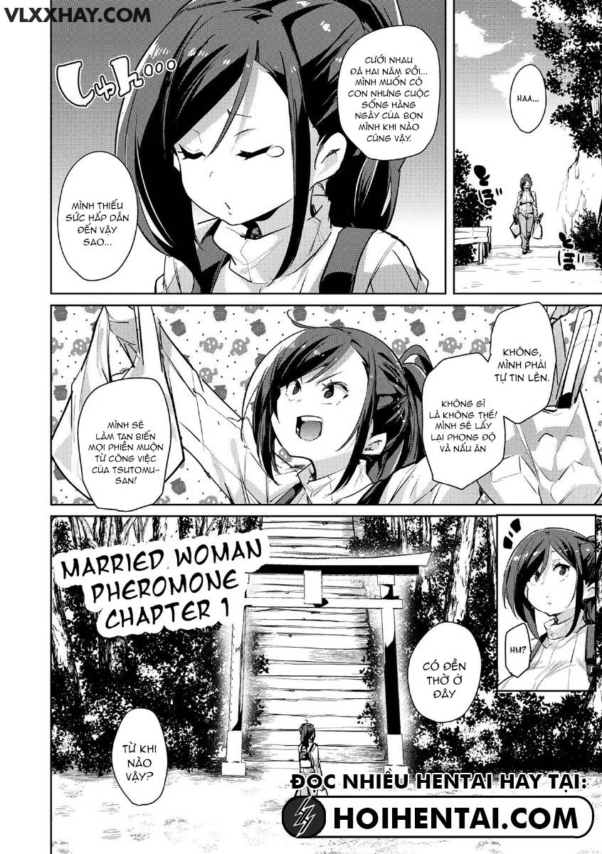 Đọc truyện hentai Hitozuma Pheromone Chap 1