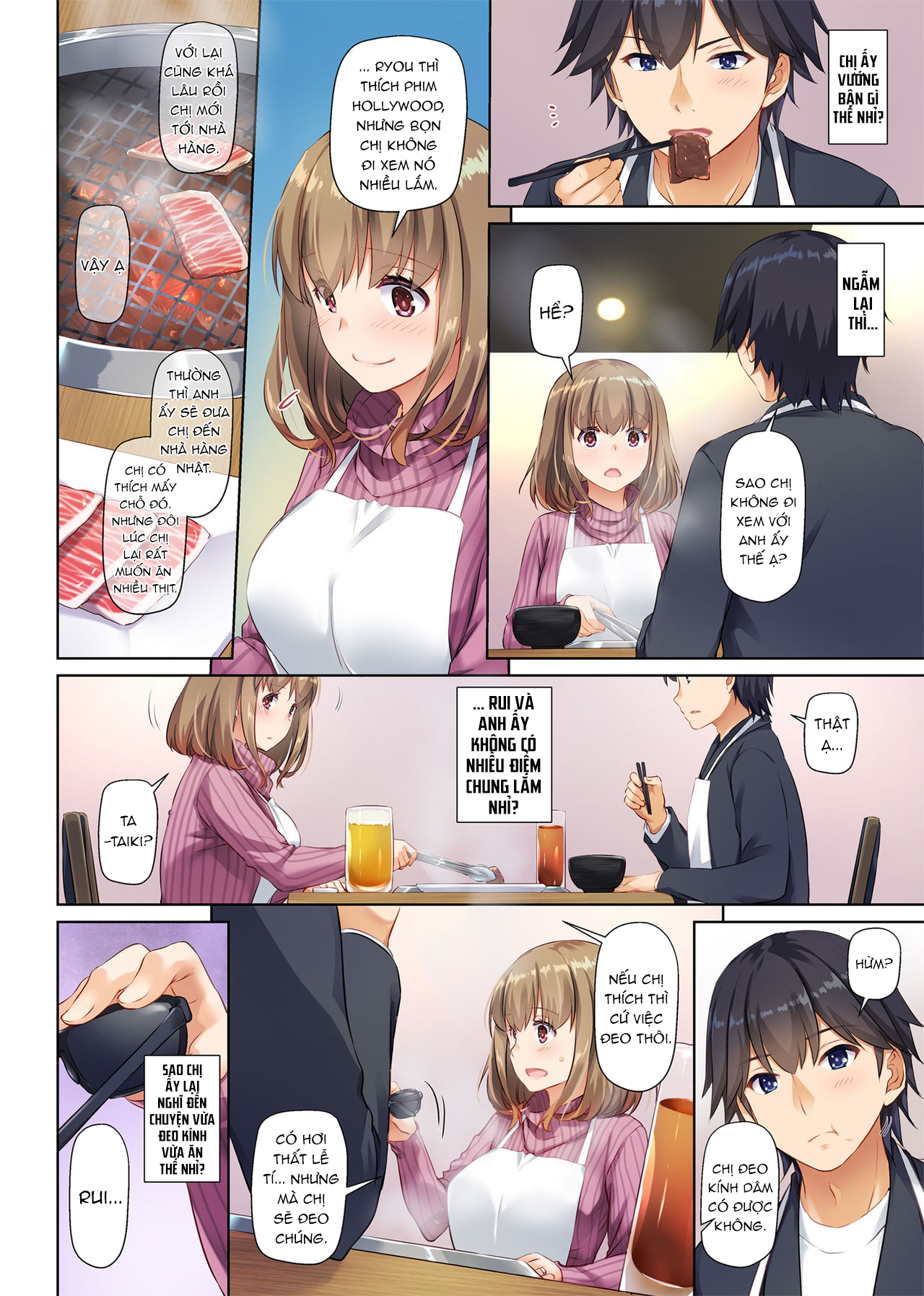 Đọc truyện hentai Hitozuma Osananajimi to Hitonatsu no Dekigoto Chap 2
