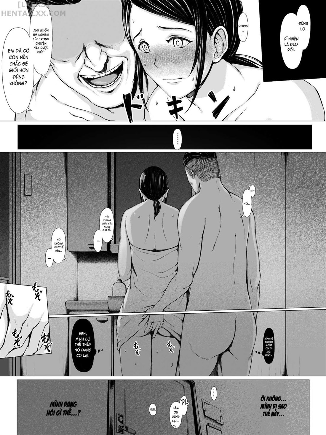 Đọc truyện hentai Hahagui Ottori Okaasan ga Toshishita Yarichin ni Nerawareru Toki Chap 1B