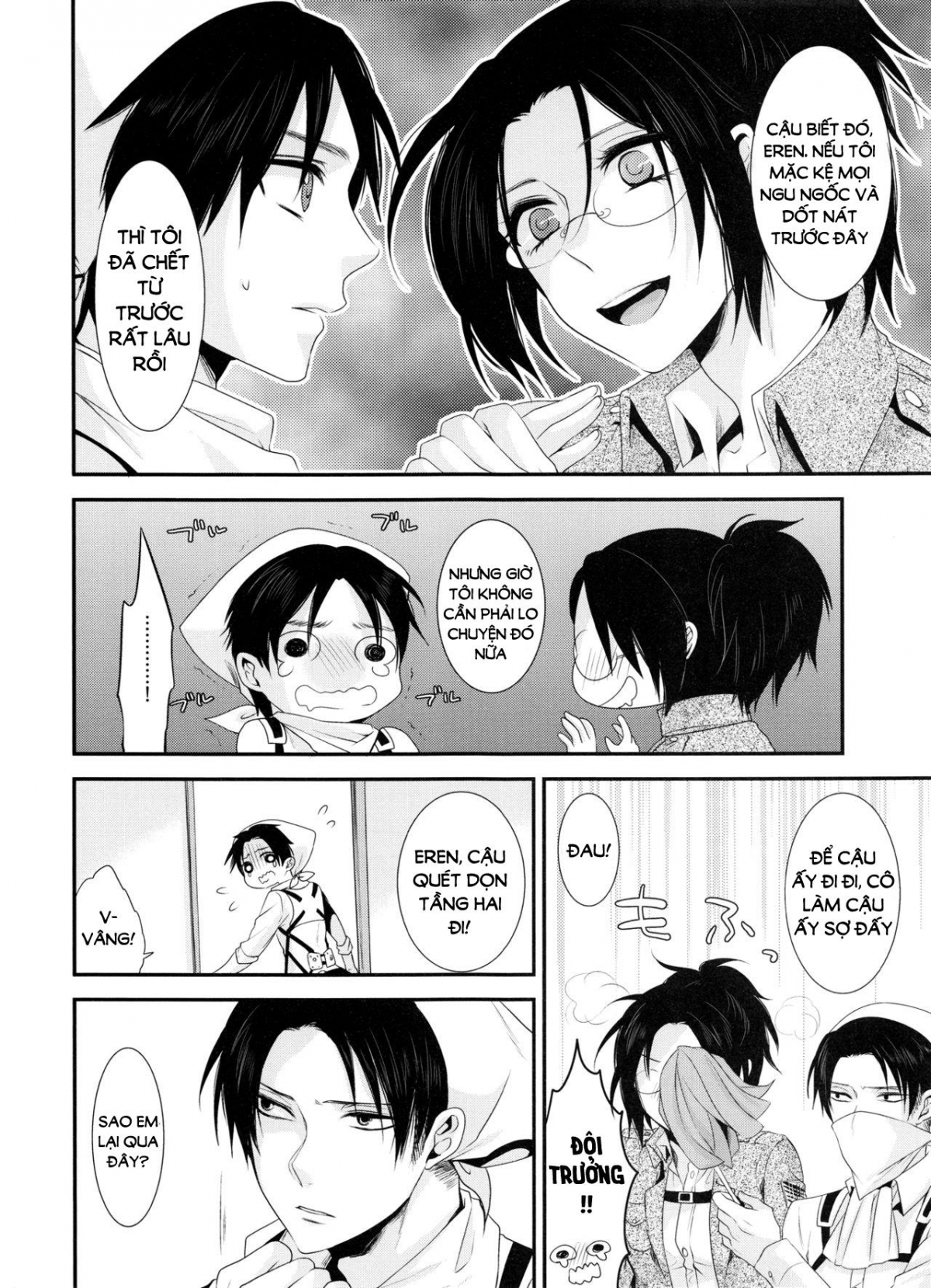Đọc truyện hentai Kiss me once again (Shingeki no Kyojin) Chap 3