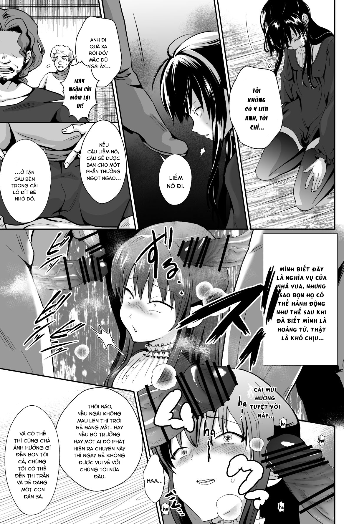 Đọc truyện hentai Kawaisou na Ouji-sama wa Warui Mahou de Oshiro no Mesu Benki ni Sarete Shimaimashita Chap 2
