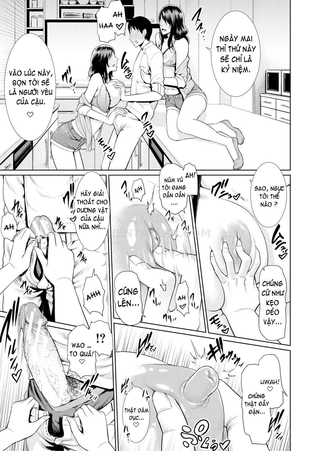 Đọc truyện hentai Sensei wa Seiyoku o Osaerarenai Chap 6 Double