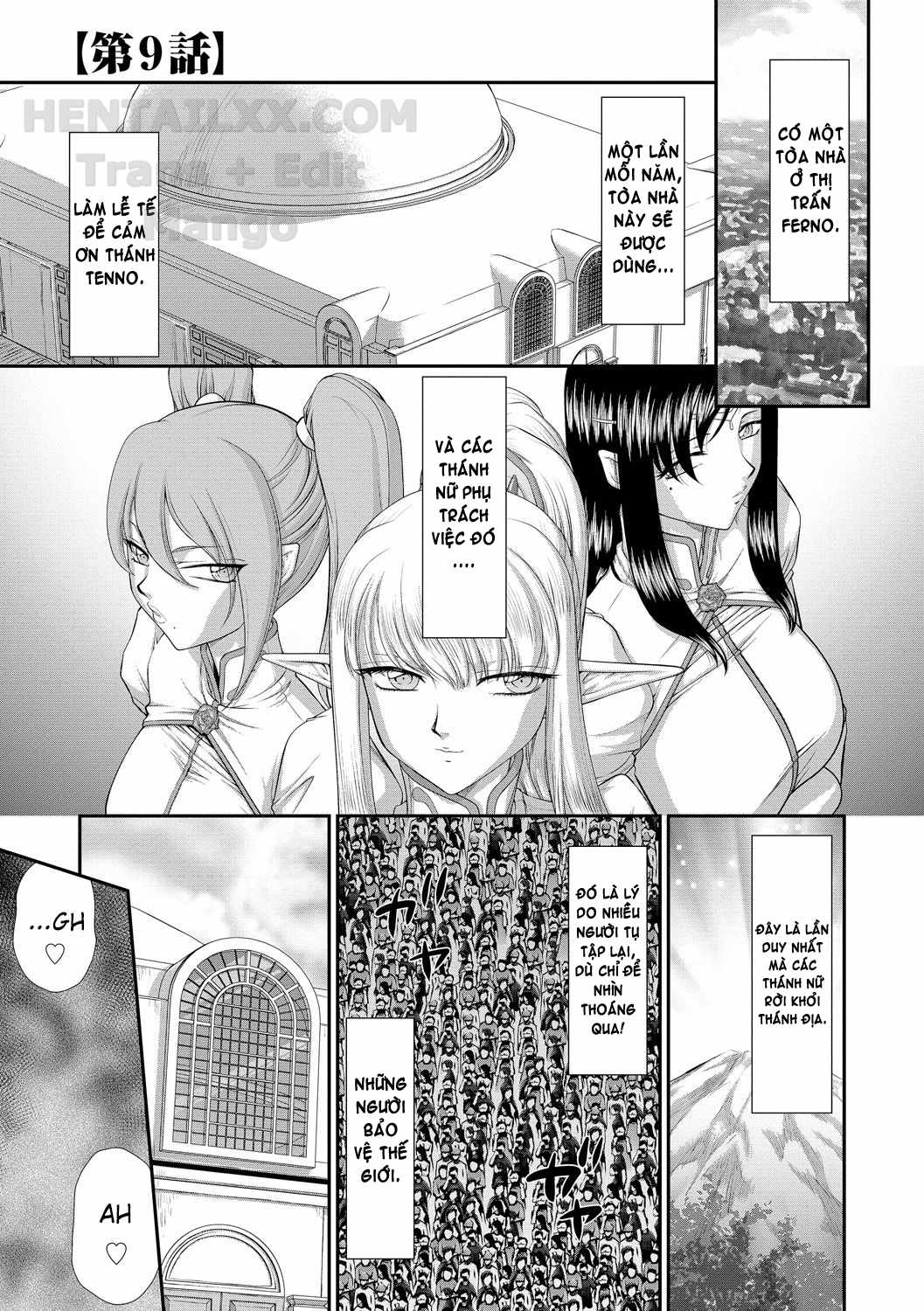 Đọc truyện hentai Inraku No Seijo Elvine Chap 9
