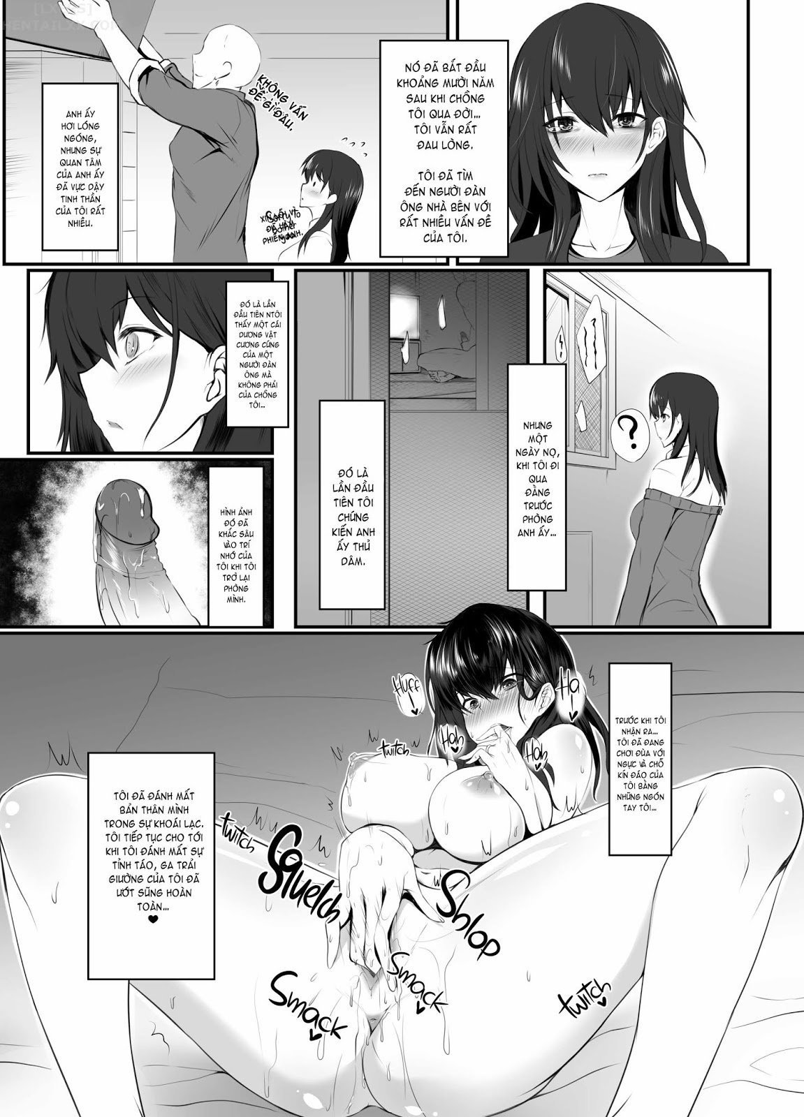 Đọc truyện hentai Ayane, 28 Year Old Widow Chap 1