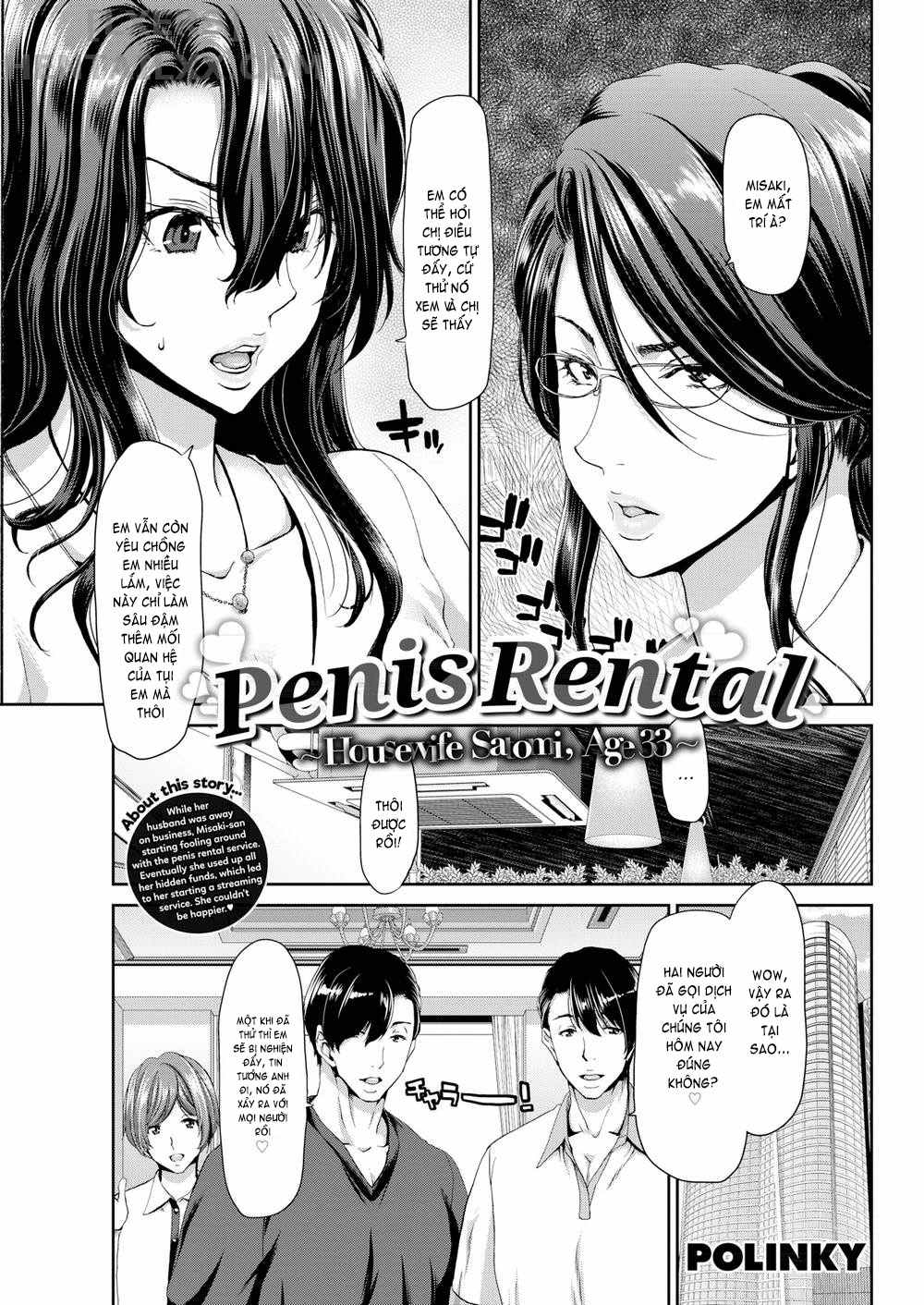Đọc truyện hentai Penis Rental ~Housewife Satomi, Age 33~ Oneshot