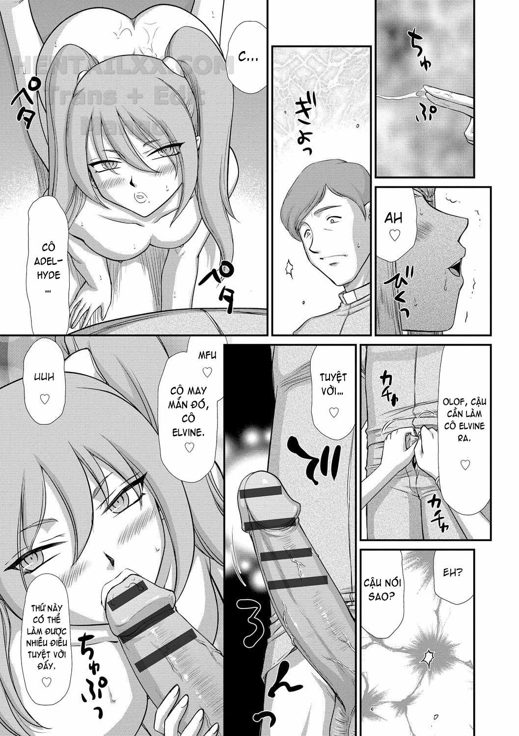 Đọc truyện hentai Inraku No Seijo Elvine Chap 7