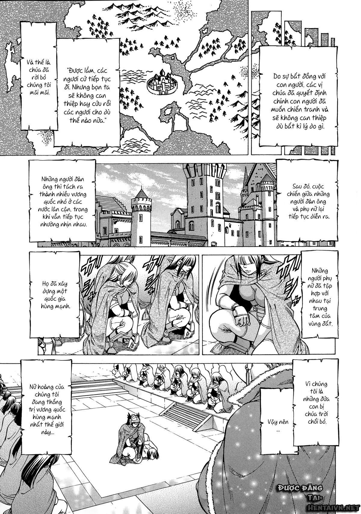 Đọc truyện hentai The Queen and Her Knight Chapter 001