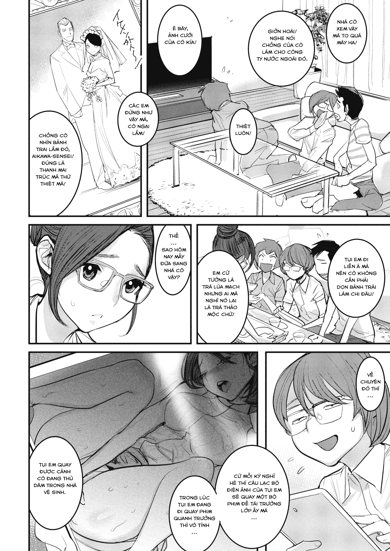 Đọc truyện hentai Đụ Thư Thái Cùng Cô Giáo Cuồng Dâm Mới Cưới Chồng! Oneshot
