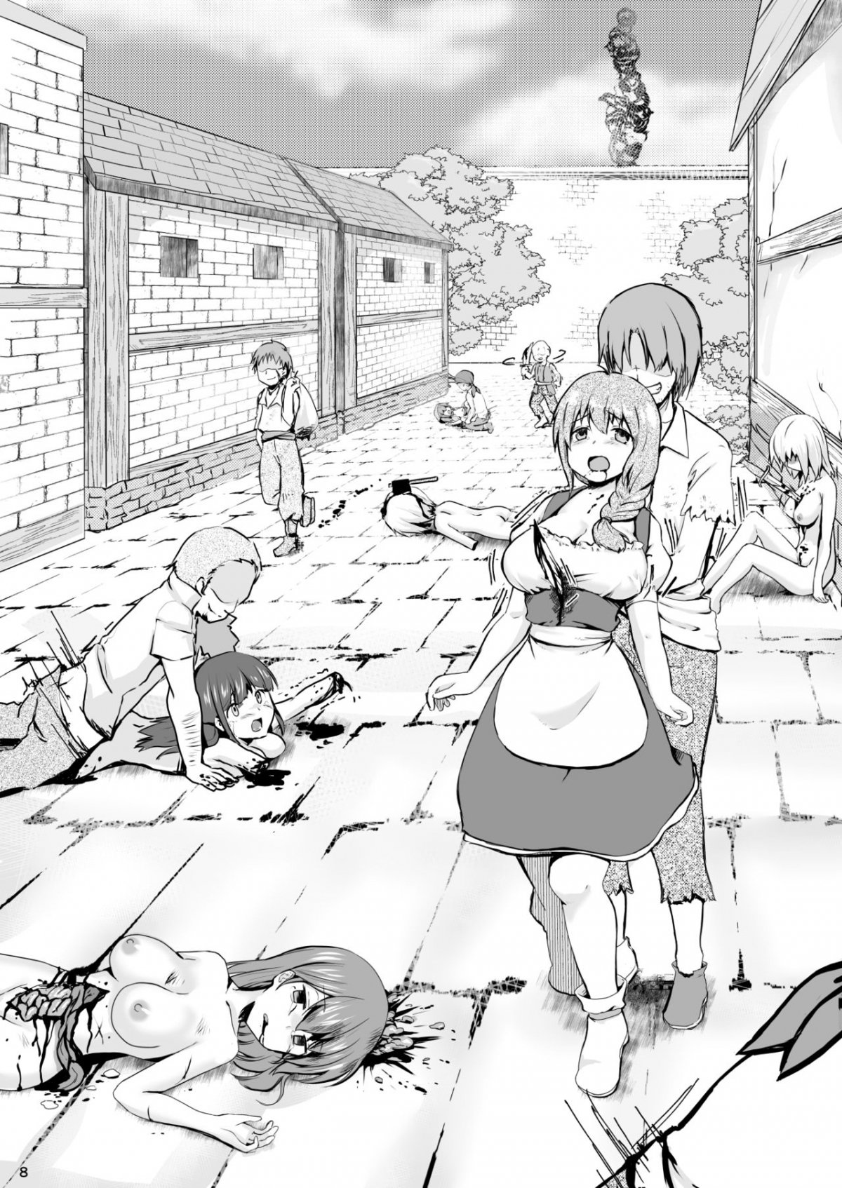 Đọc truyện hentai Hồi kết của một thị trấn. Oneshot