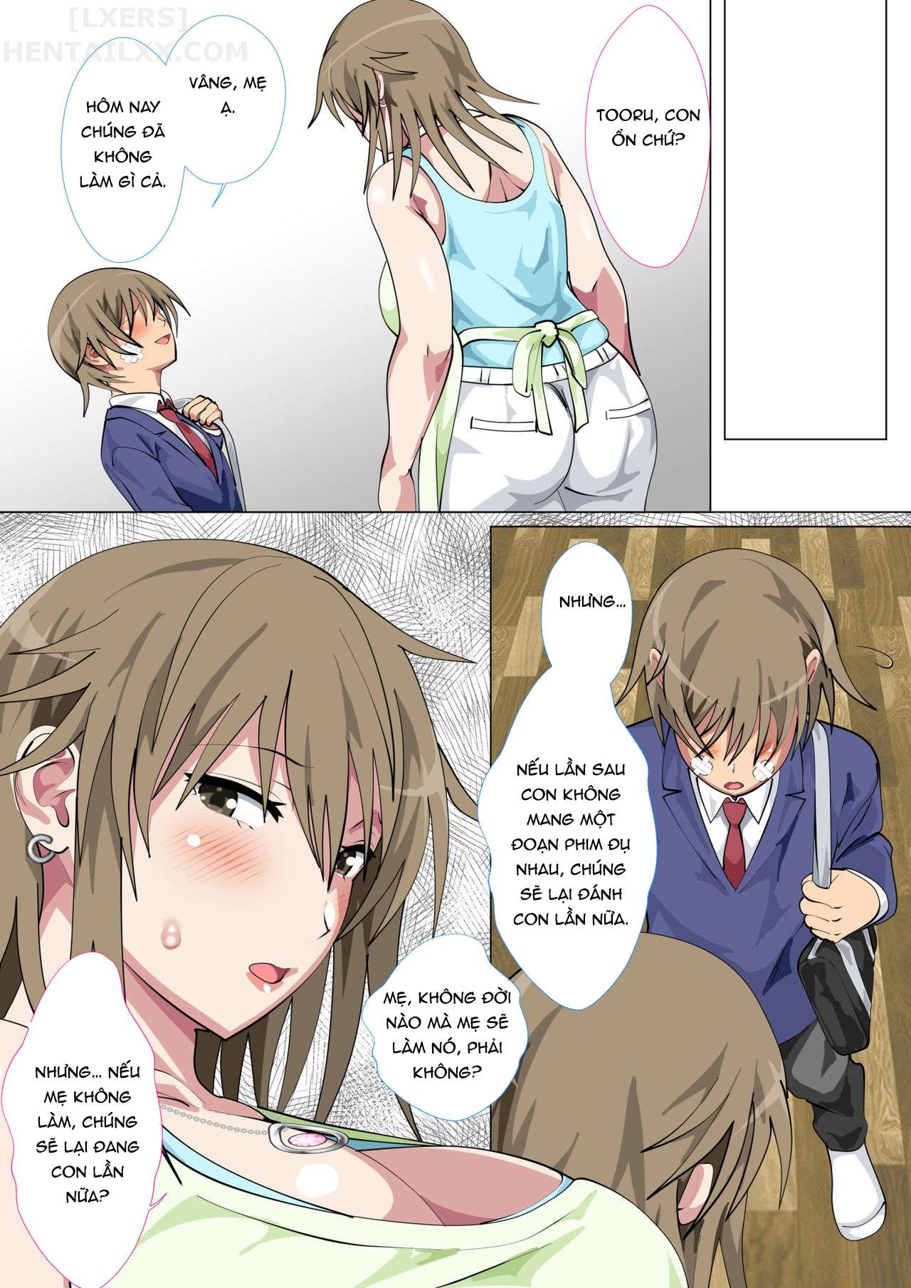 Đọc truyện hentai Ijimerarekko no Hahaoya ga Hamedori suru Batsu Game ni Makikomareta Kekka Chap 2