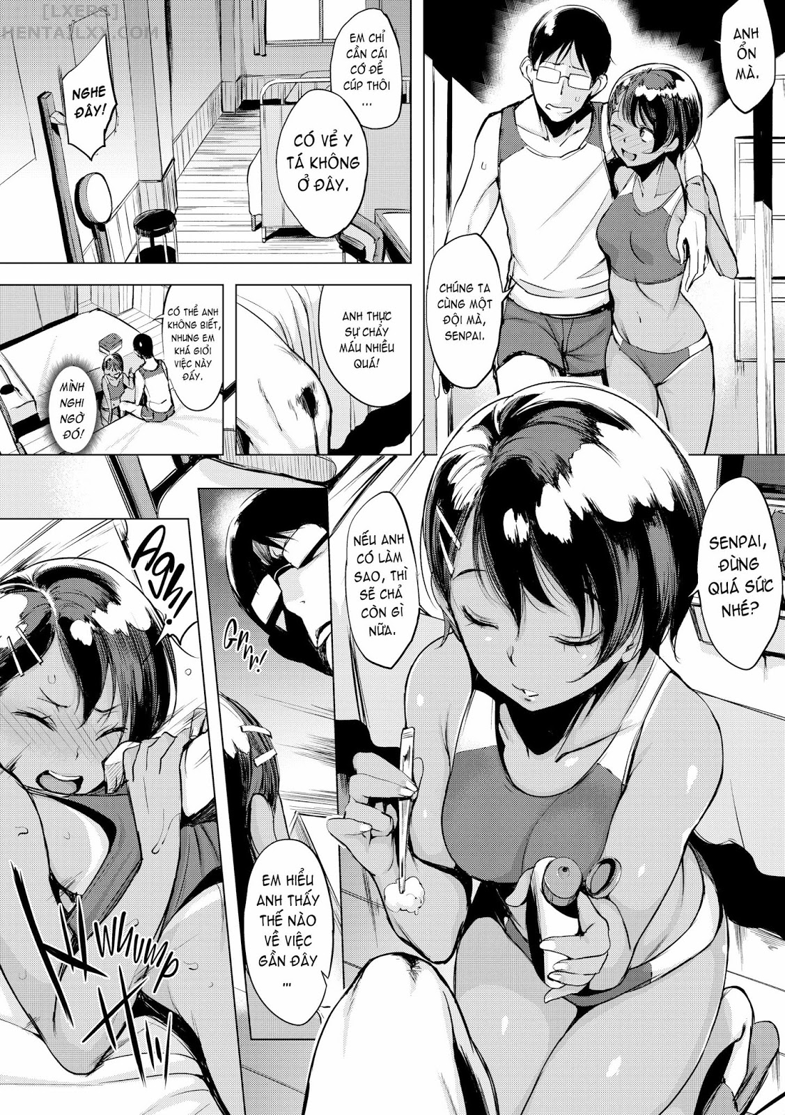 Đọc truyện hentai Half-Ripe Cherry Chap 8 Hey, Senpai