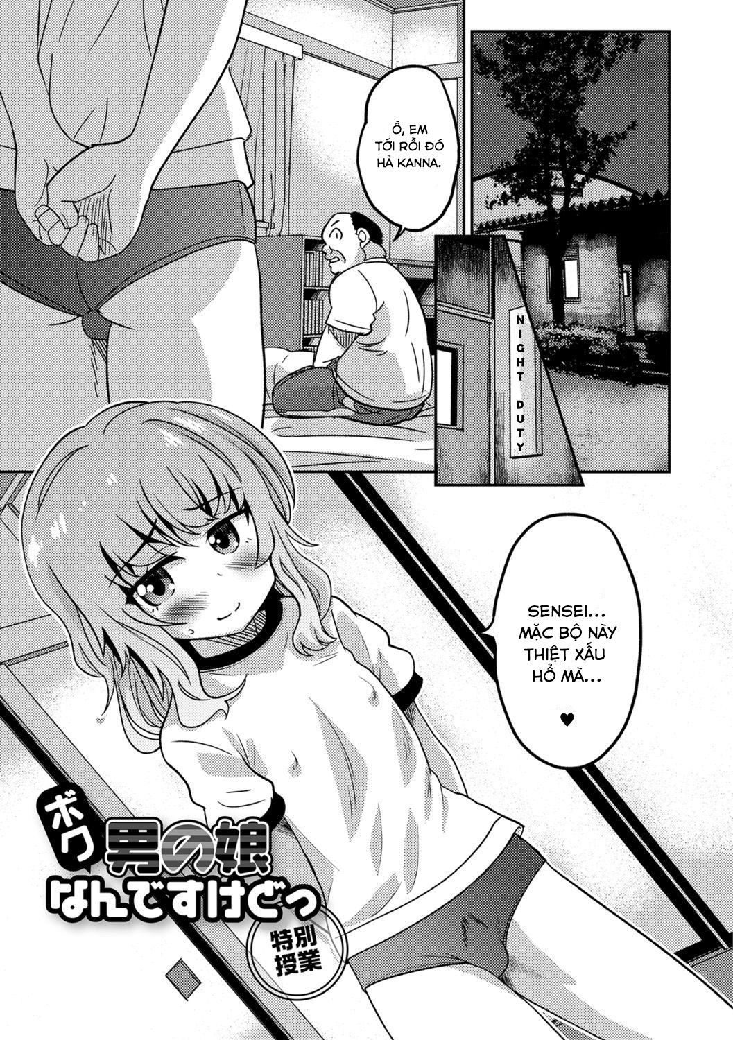 Đọc truyện hentai Boku Otokonoko nan desu kedo Tokubestu Jugyou Oneshot