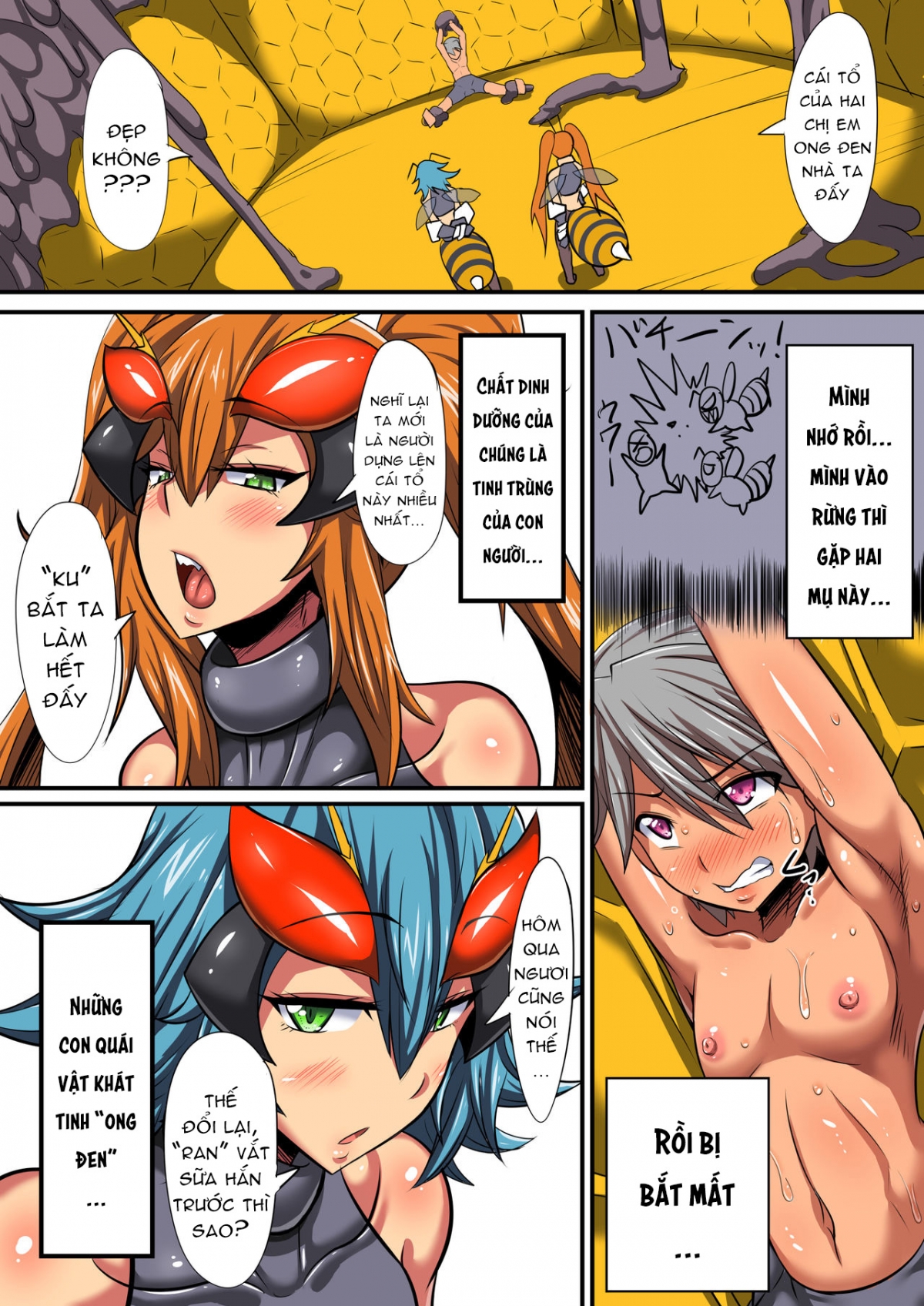 Đọc truyện hentai Black Bee no Hanshoku Oneshot