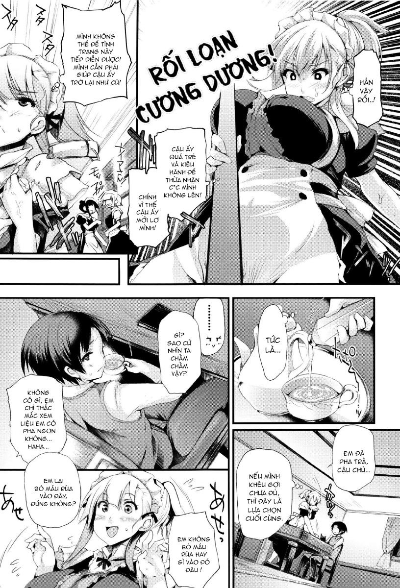 Đọc truyện hentai Sakusaku Meat Pie Chap 3 Hầu Gái Hứng Tình
