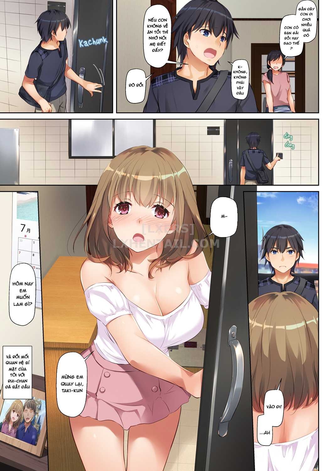 Đọc truyện hentai Hitozuma Osananajimi to Hitonatsu no Dekigoto Chap 1