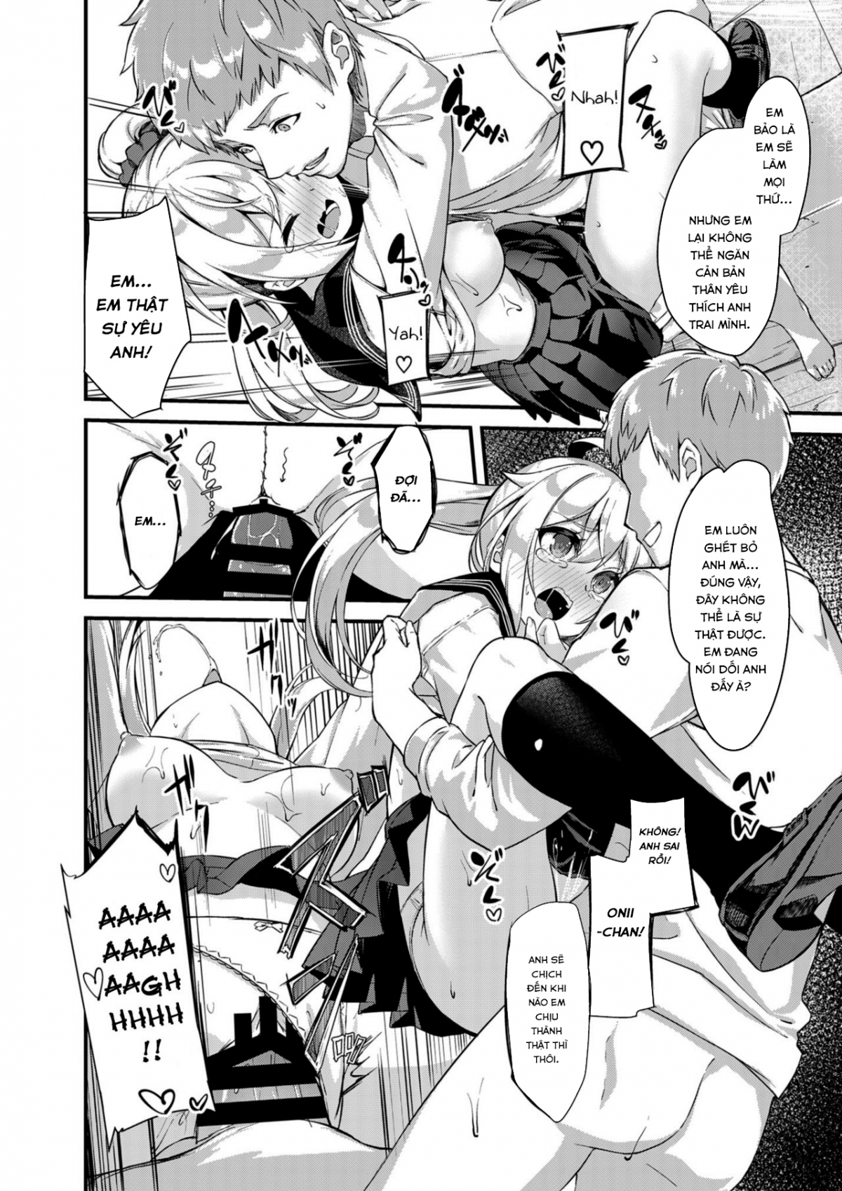 Đọc truyện hentai Thụ tinh cho em gái. Chap 2: Mần thịt Tsukimiya Mirai