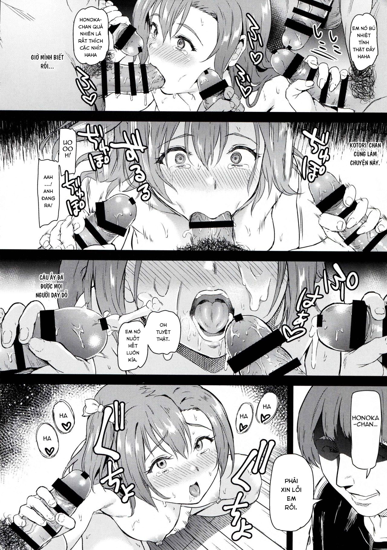Đọc truyện hentai Joshidaisei Kosaka Honoka no YariCir Jikenbo (Love Live!) Oneshot