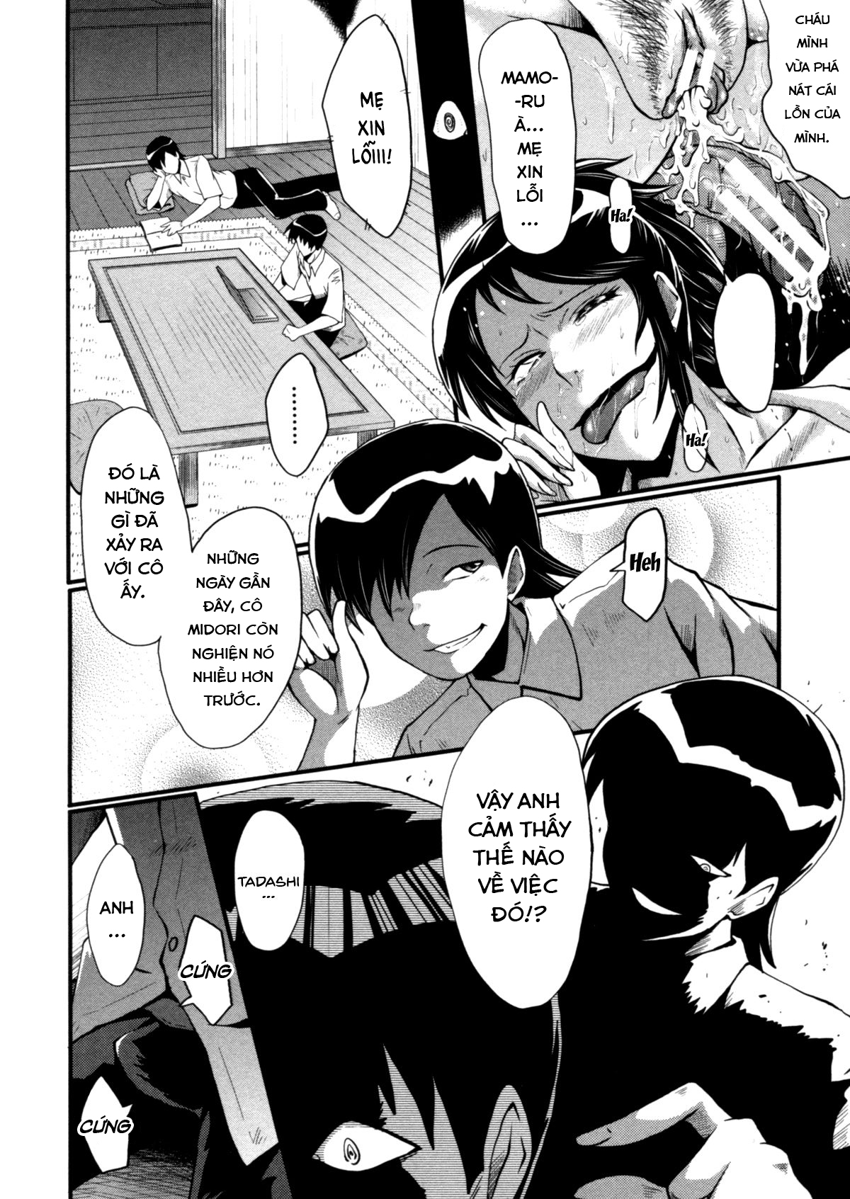 Đọc truyện hentai Haha Wa Buzama Ni Koshi O Furu ~Gogo No Seibo-Tachi~ Chap 4