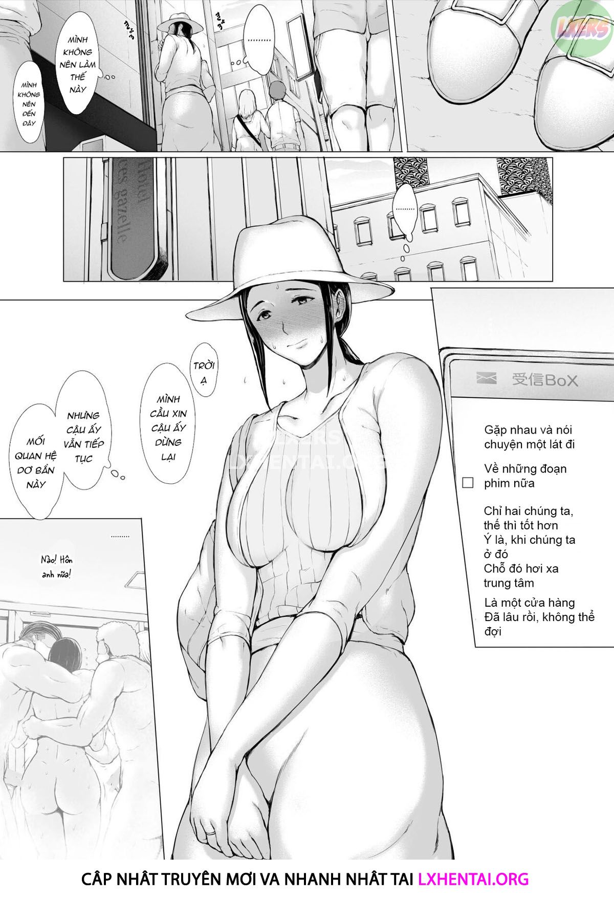 Đọc truyện hentai Hahagui Ottori Okaasan ga Toshishita Yarichin ni Nerawareru Toki Chap 3C | END