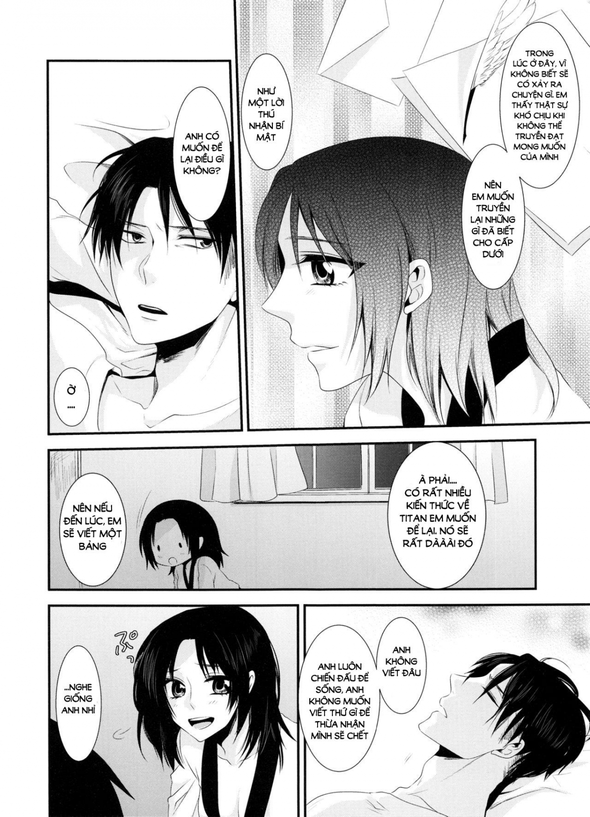 Đọc truyện hentai Kiss me once again (Shingeki no Kyojin) Chap 3