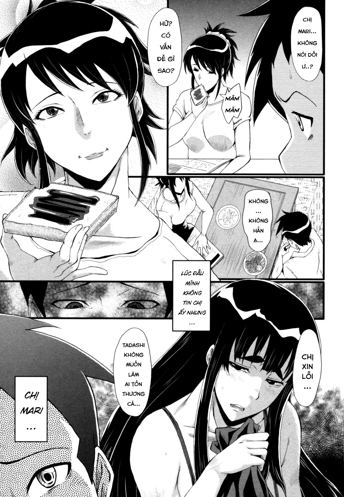 Đọc truyện hentai Haha Wa Buzama Ni Koshi O Furu ~Gogo No Seibo-Tachi~ Chap 3