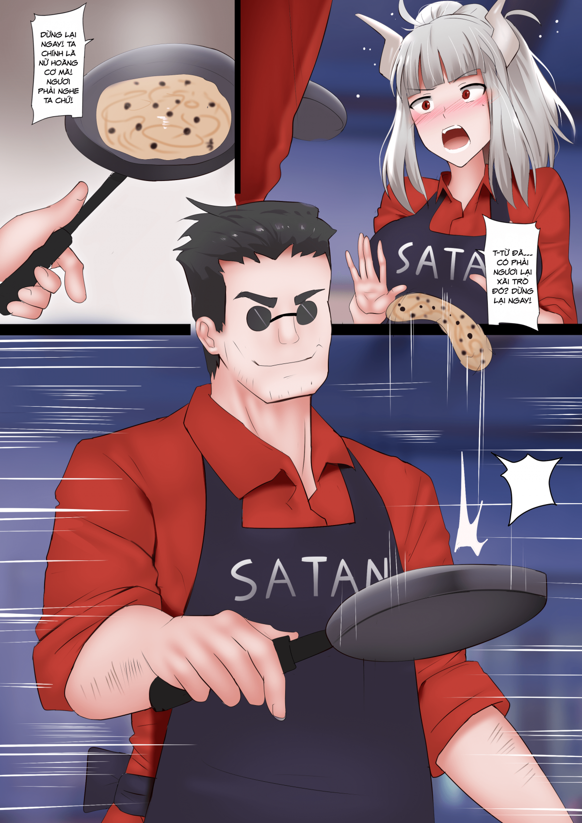 Đọc truyện hentai Pancakes Challenge - 75h xuống lỗ