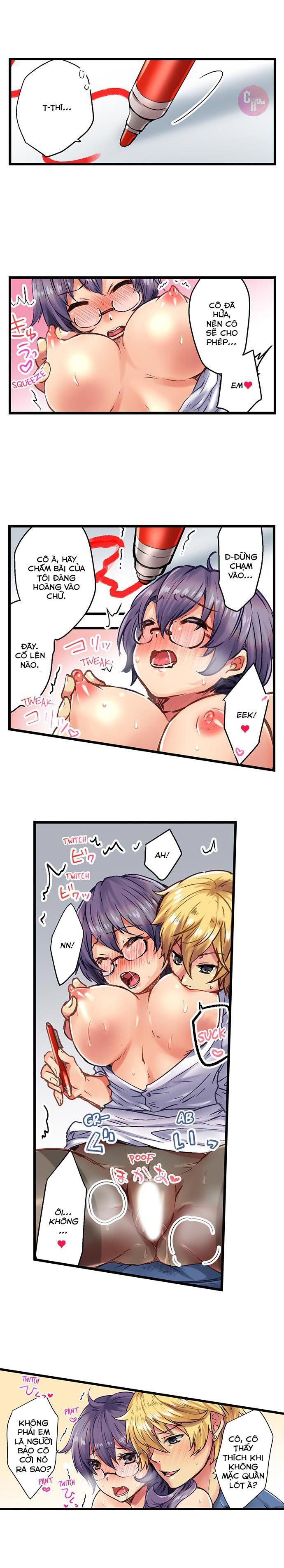 Đọc truyện hentai Thưởng cho học sinh bằng cách chịch! Chap 4