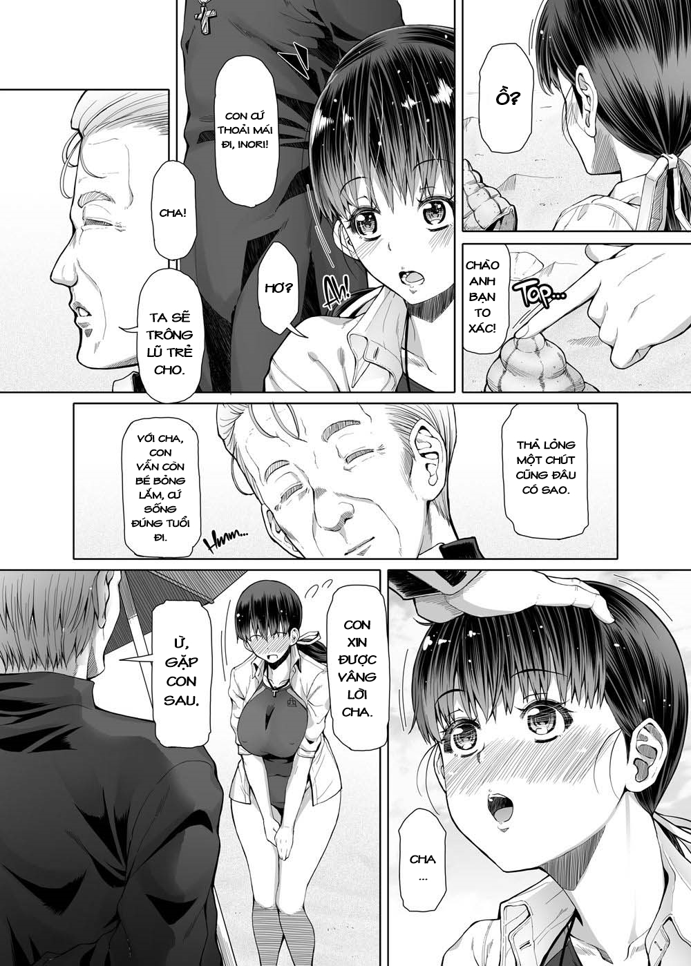Đọc truyện hentai Một vài ghi chép về việc thủ dâm qua cửa sau của một nữ tu có cu Chap 3
