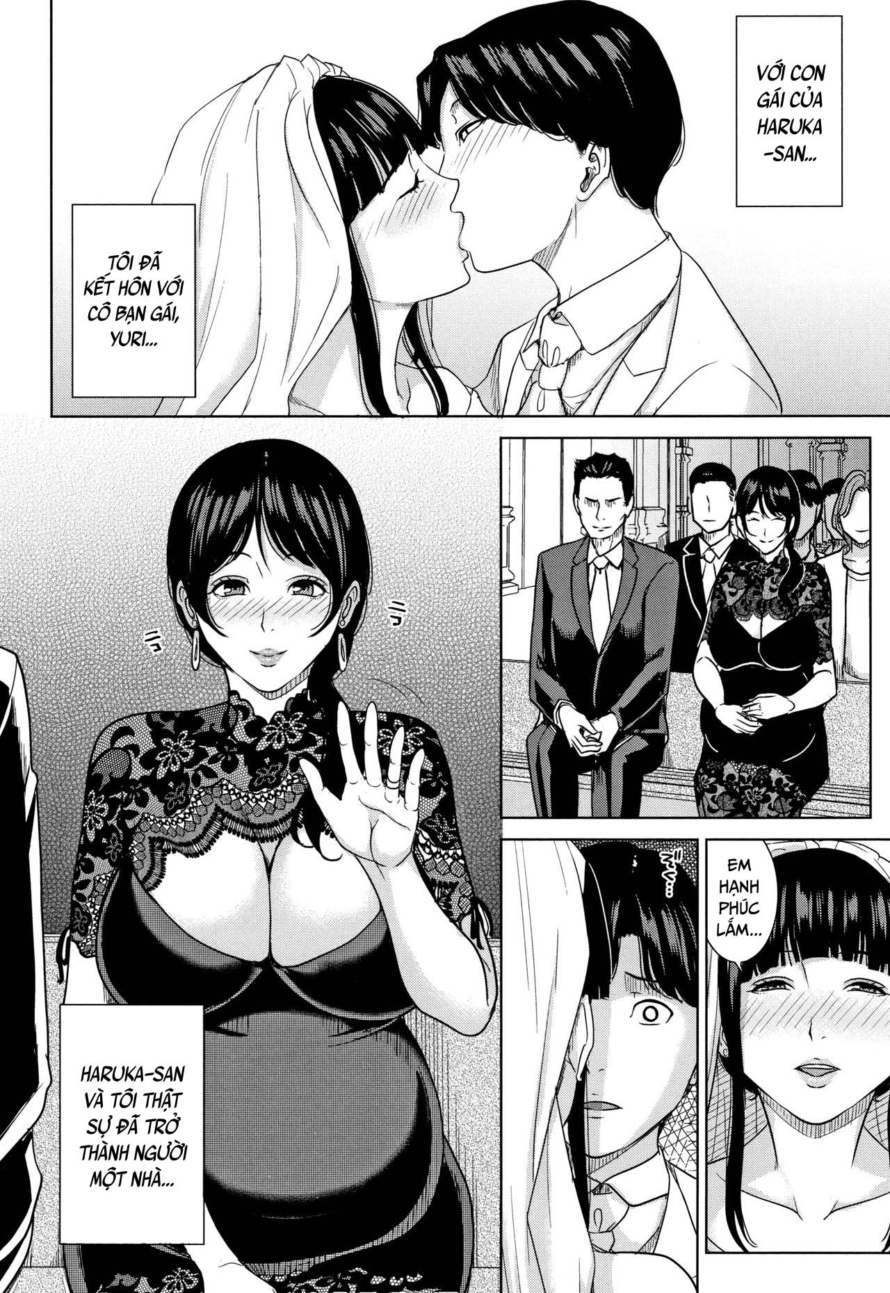 Đọc truyện hentai Kanojo no Mama to Deaikei de Chap 3