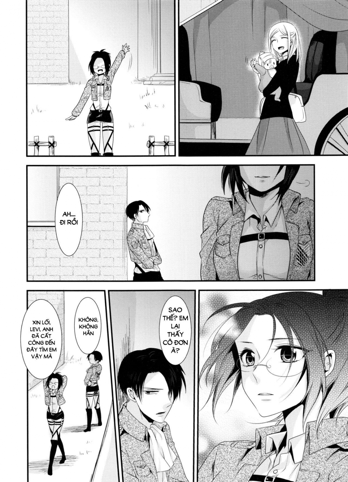Đọc truyện hentai Kiss me once again (Shingeki no Kyojin) Chap 2