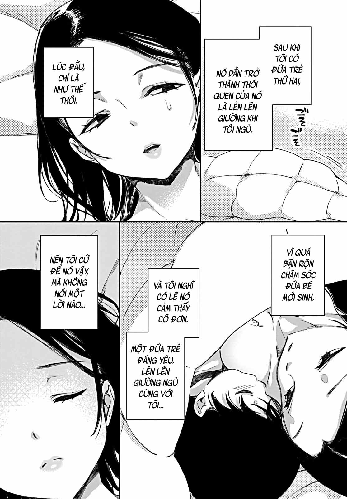 Đọc truyện hentai Jitsubo no Kyonyuu o Musaboru Shota wa Aijou to Bonyuu o Sosogareru - Oneshot