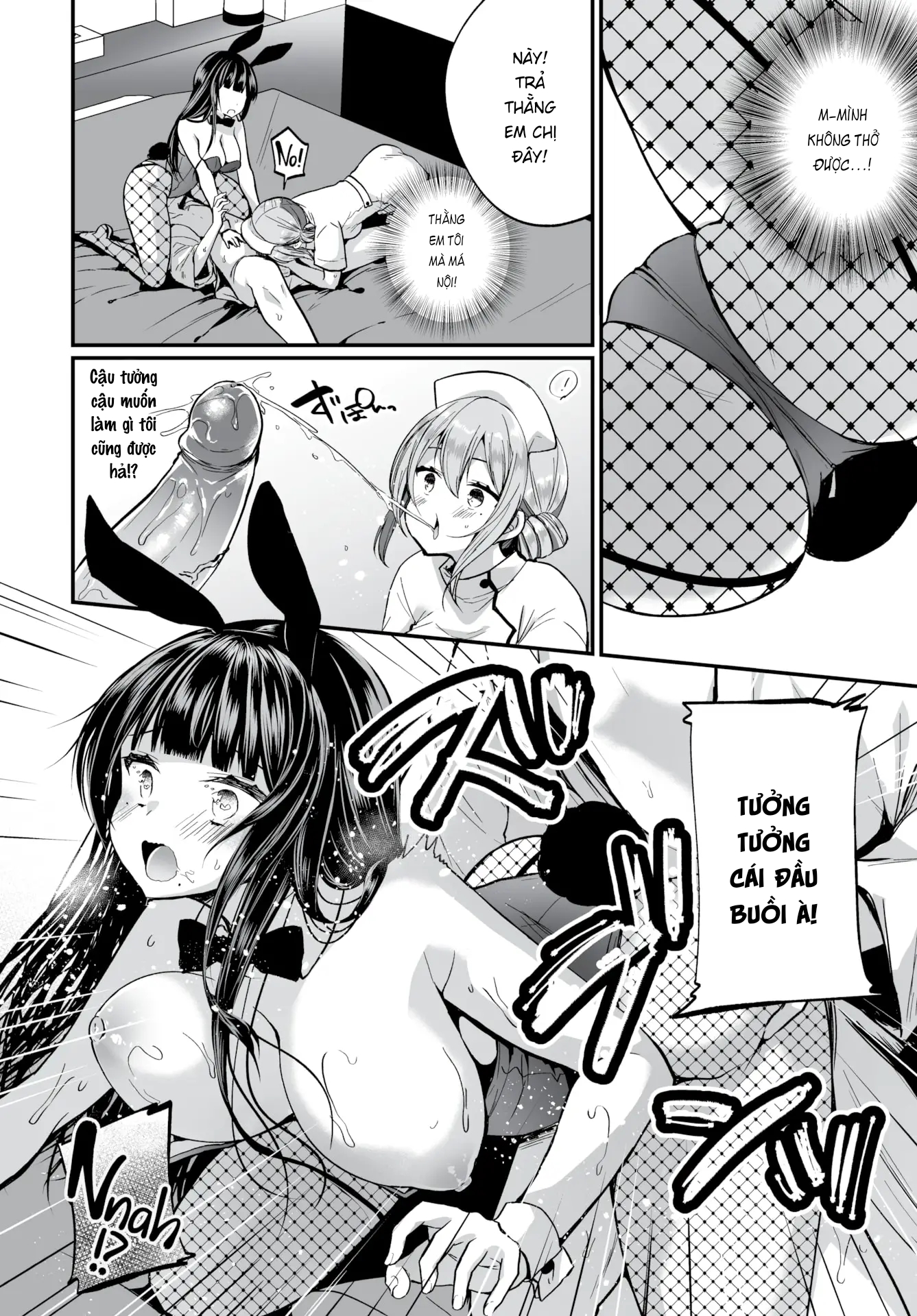 Đọc truyện hentai Gái Ngoan Lớp Tôi Hoá Ra Lại Là Dâm Nữ!? Chap 8 Chị Chị Em Em