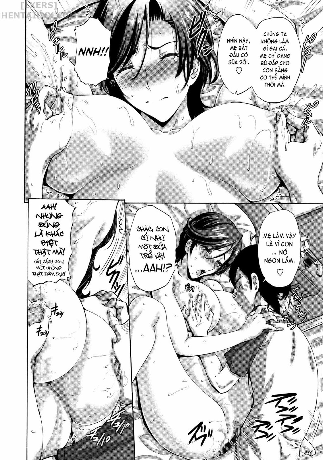 Đọc truyện hentai His Mother is My Love Hole Chap 9