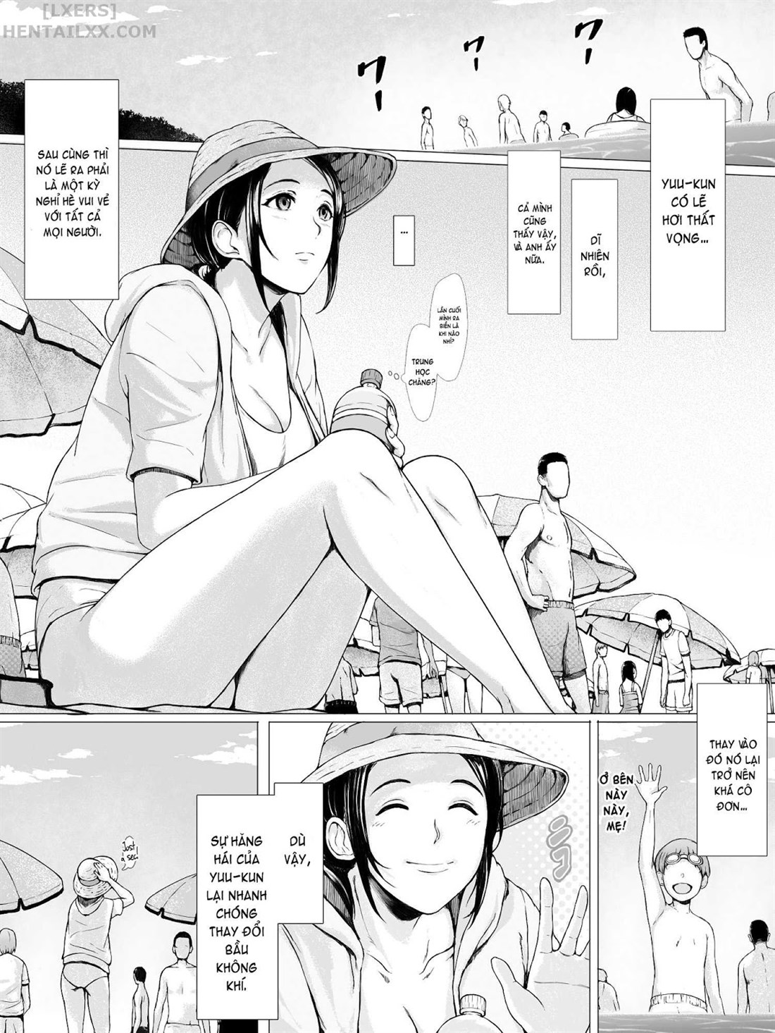 Đọc truyện hentai Hahagui Ottori Okaasan ga Toshishita Yarichin ni Nerawareru Toki Chap 1A