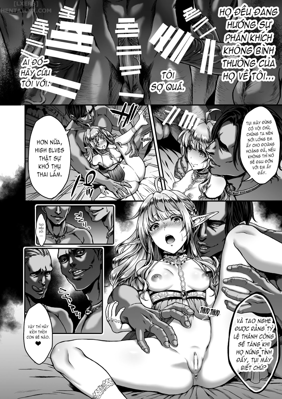 Đọc truyện hentai Tasogare No Shou Elf Chap 4