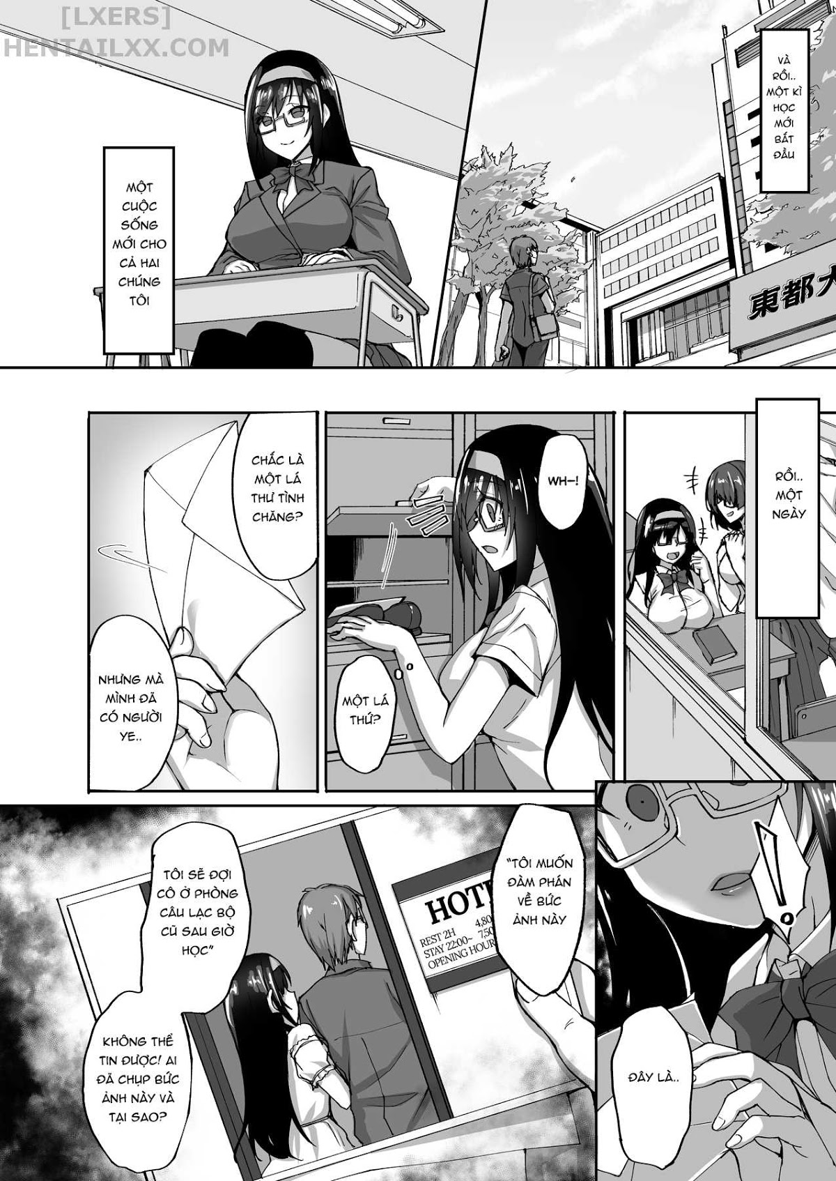 Đọc truyện hentai Netorare Kouhai Kanojo Chap 1 Taken and Fucked Behind His Back