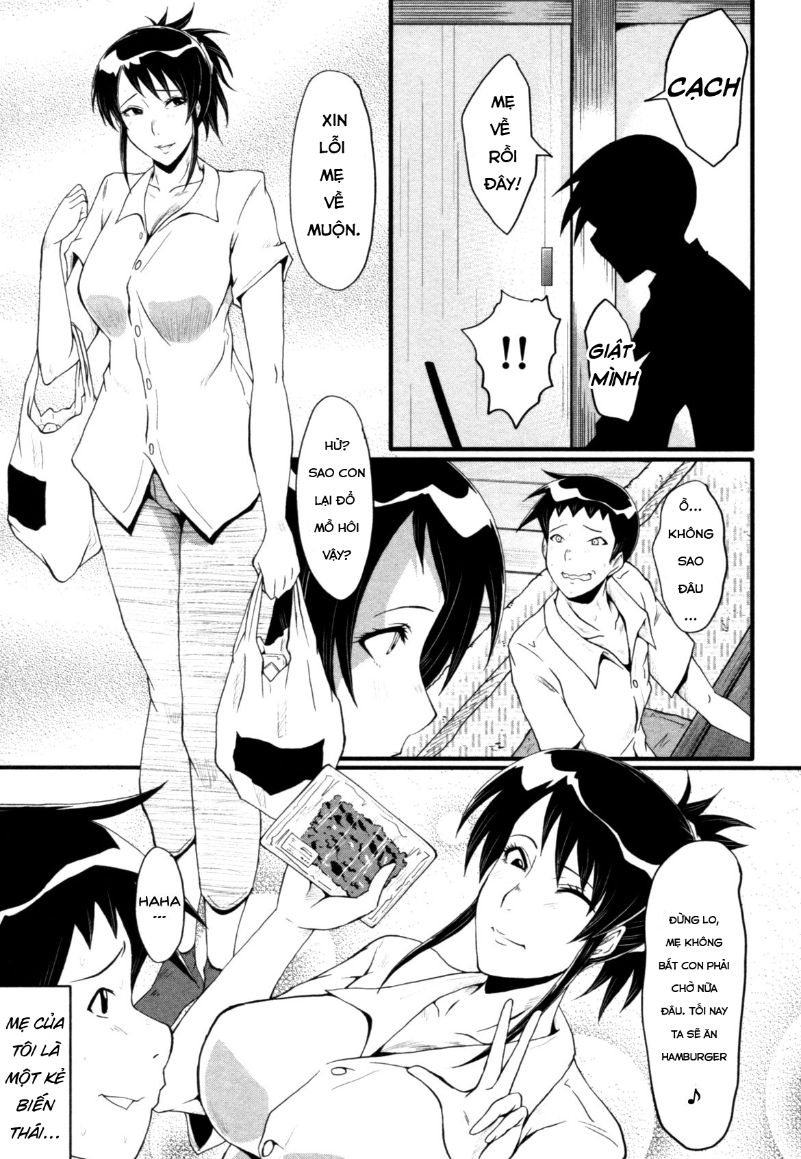 Đọc truyện hentai Haha Wa Buzama Ni Koshi O Furu ~Gogo No Seibo-Tachi~ Chap 3