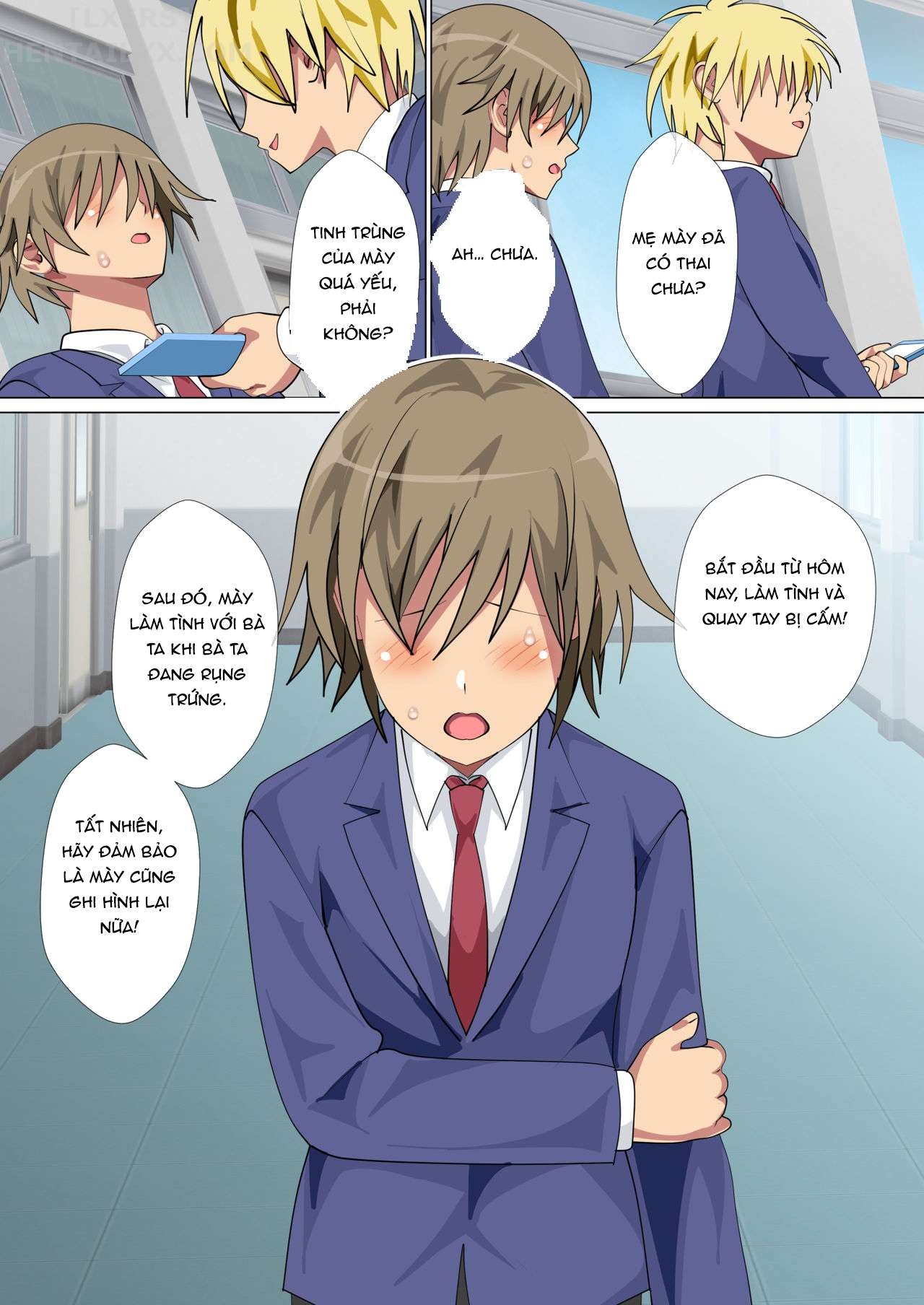 Đọc truyện hentai Ijimerarekko no Hahaoya ga Hamedori suru Batsu Game ni Makikomareta Kekka Chap 5