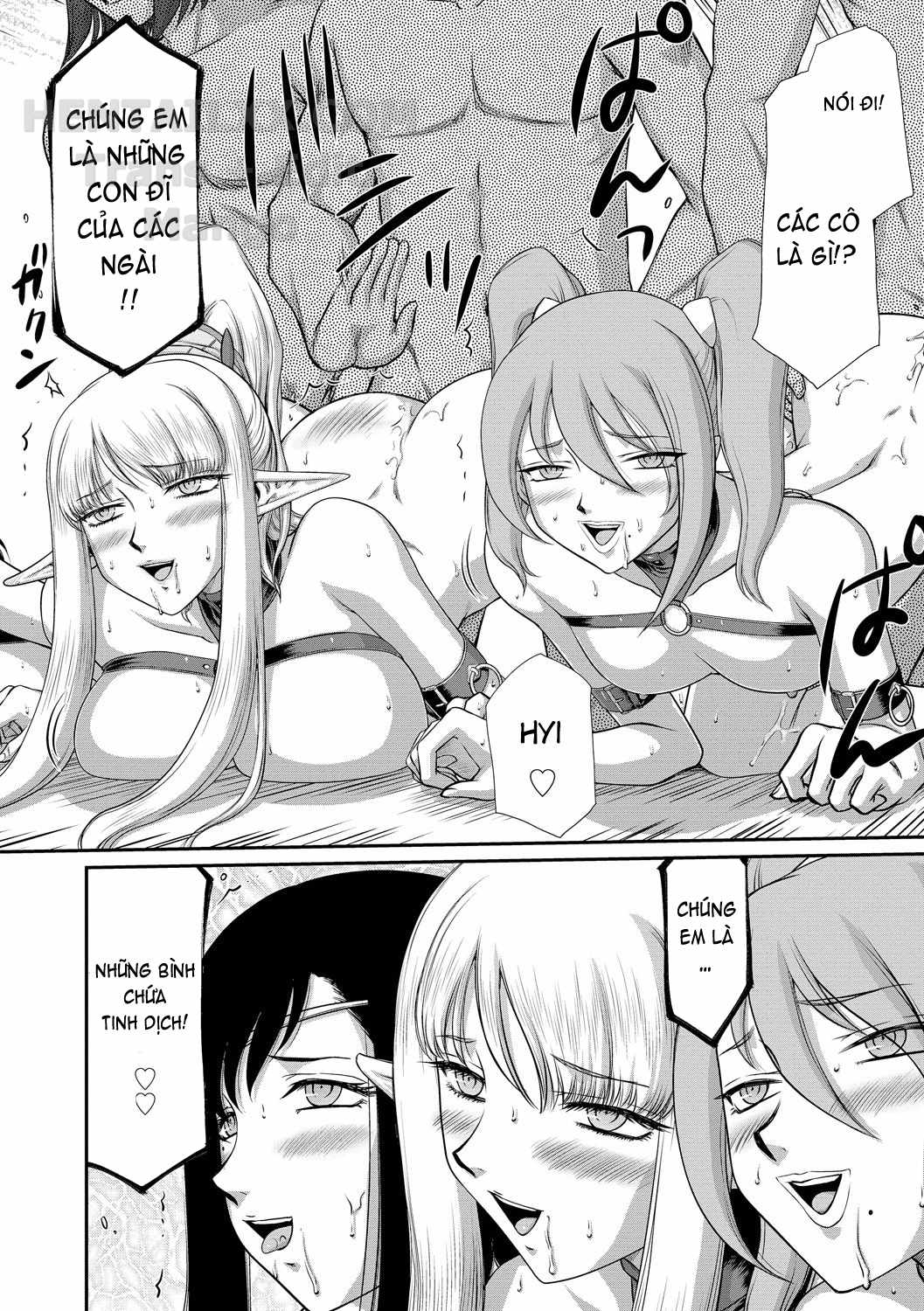 Đọc truyện hentai Inraku No Seijo Elvine Chap 10 END