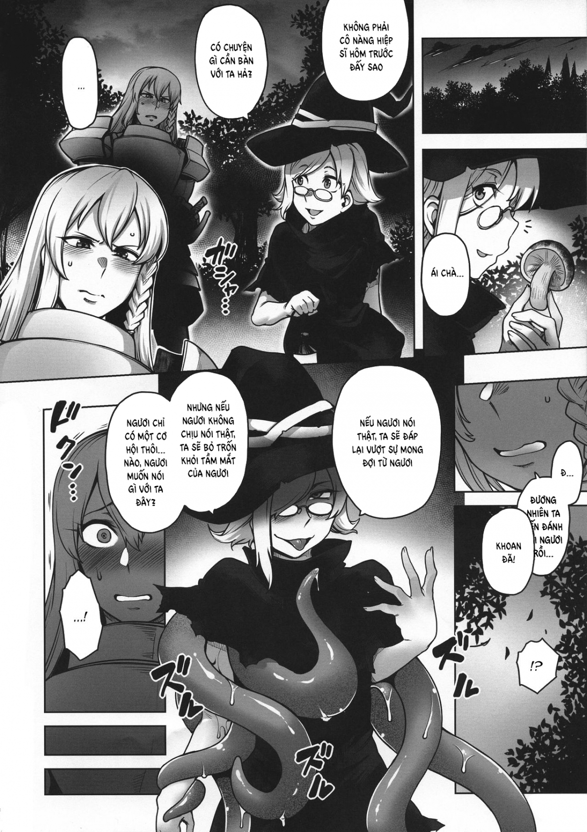 Đọc truyện hentai The Lady Knight and the Futanari Curse Oneshot