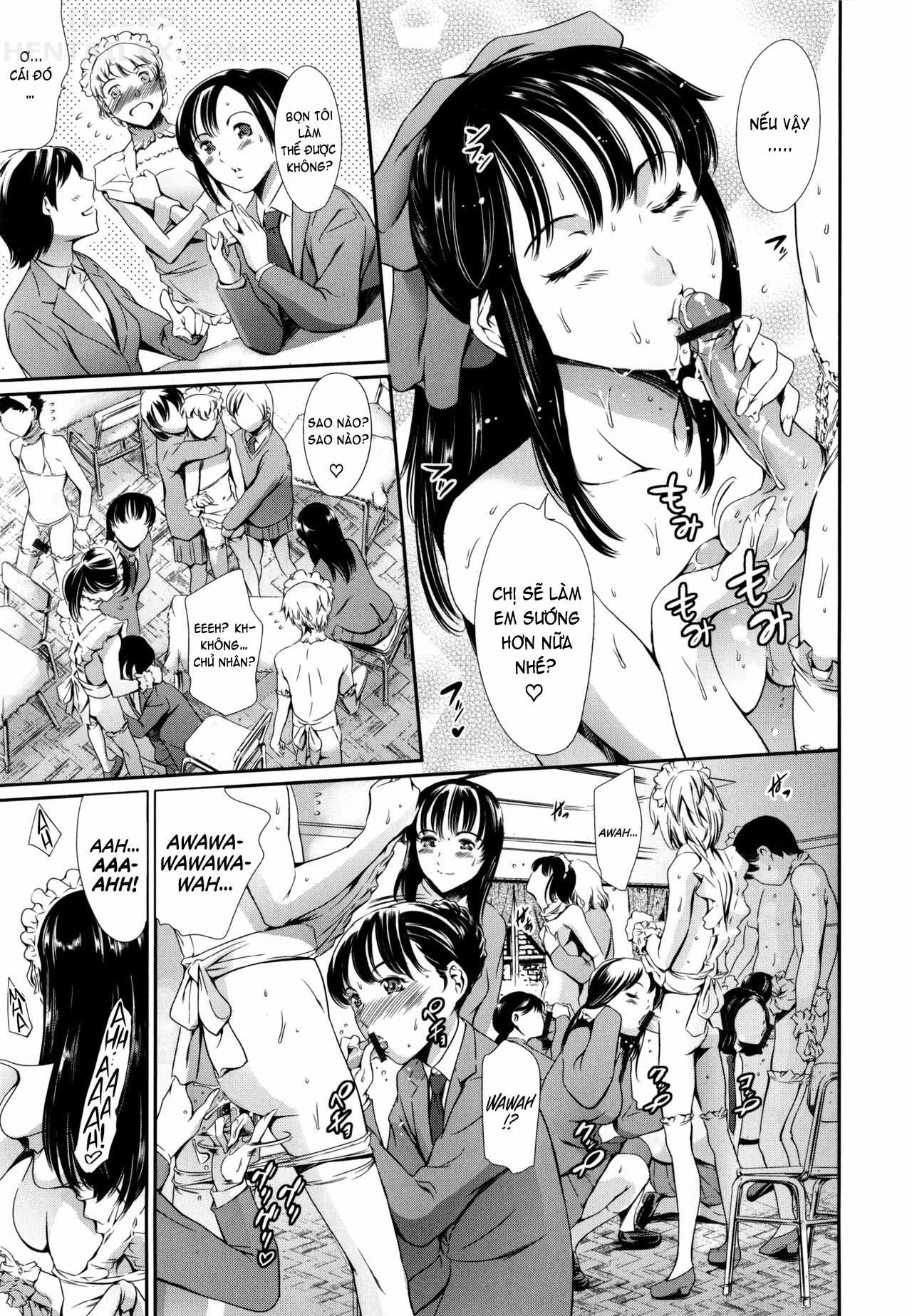 Đọc truyện hentai Houkago Dorei Club +1 Chap 2