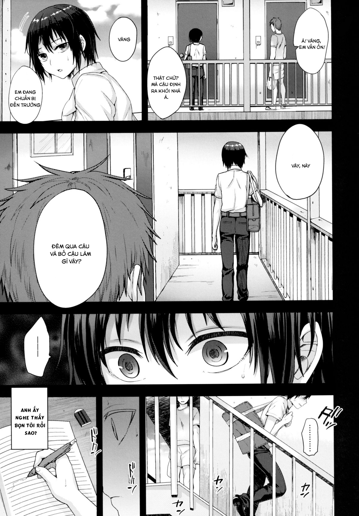Đọc truyện hentai Tousan to Boku to Oneshot