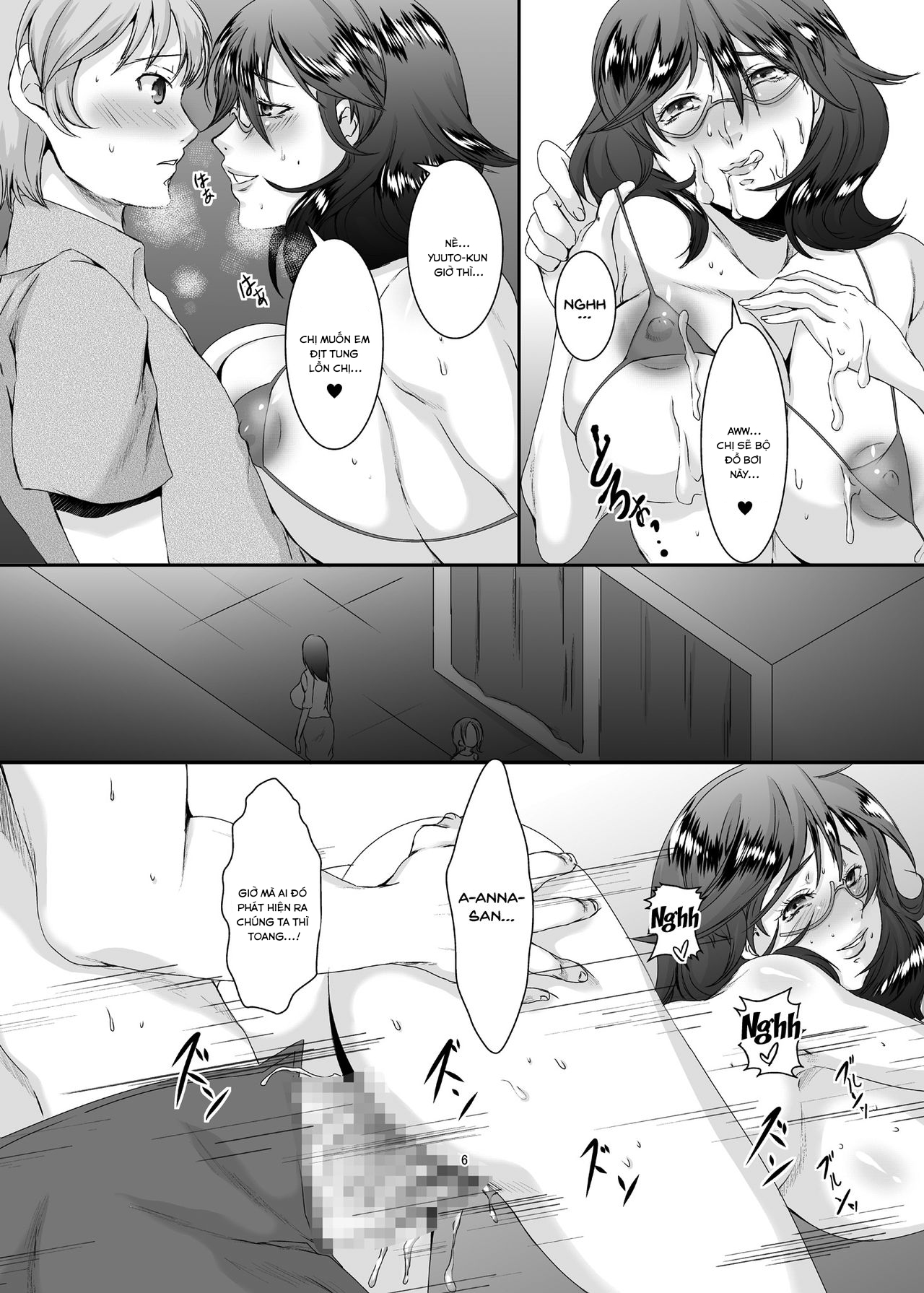 Đọc truyện hentai Oku-sama wa Moto Yariman Chap 3
