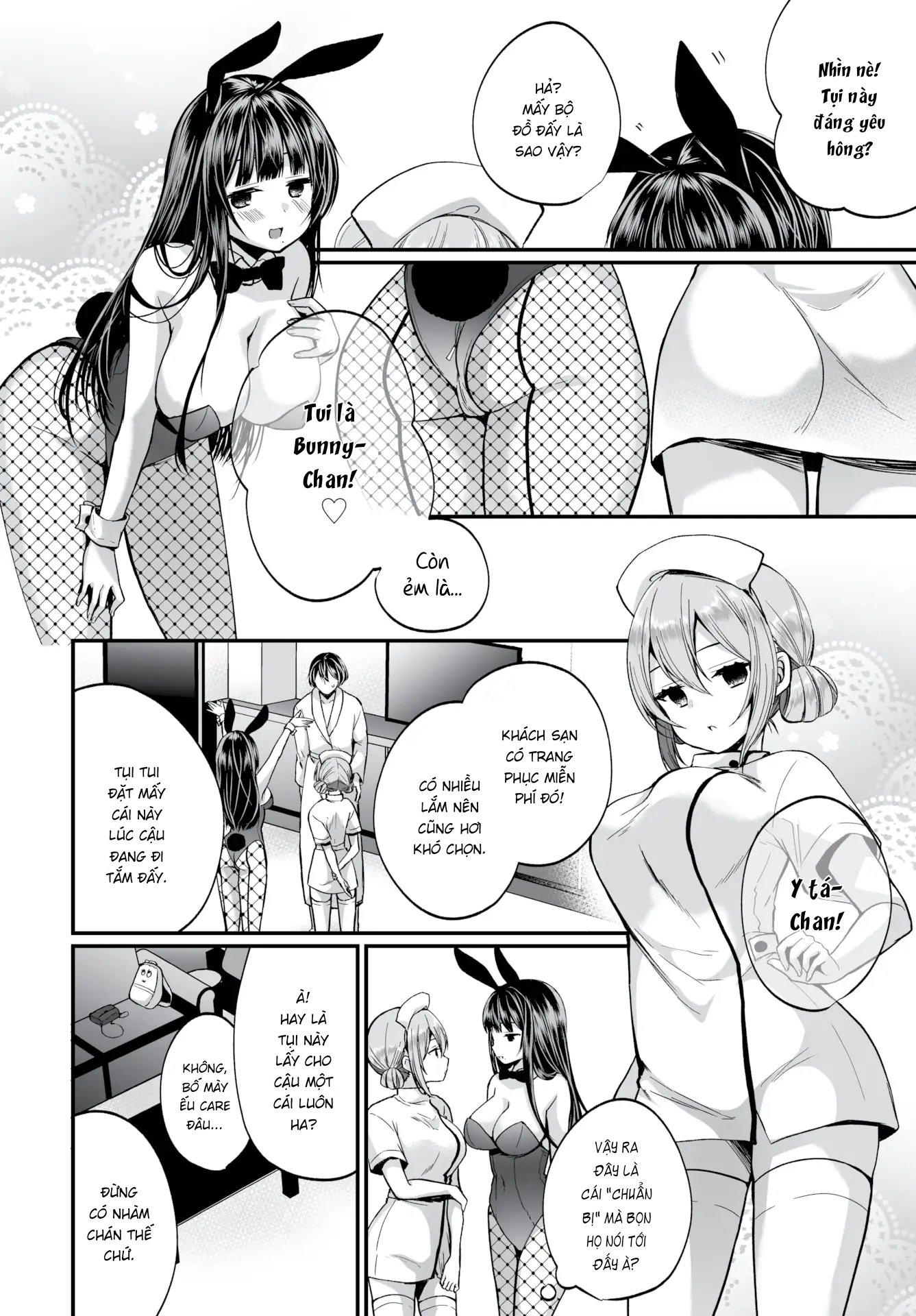 Đọc truyện hentai Gái Ngoan Lớp Tôi Hoá Ra Lại Là Dâm Nữ!? Chap 8 Chị Chị Em Em