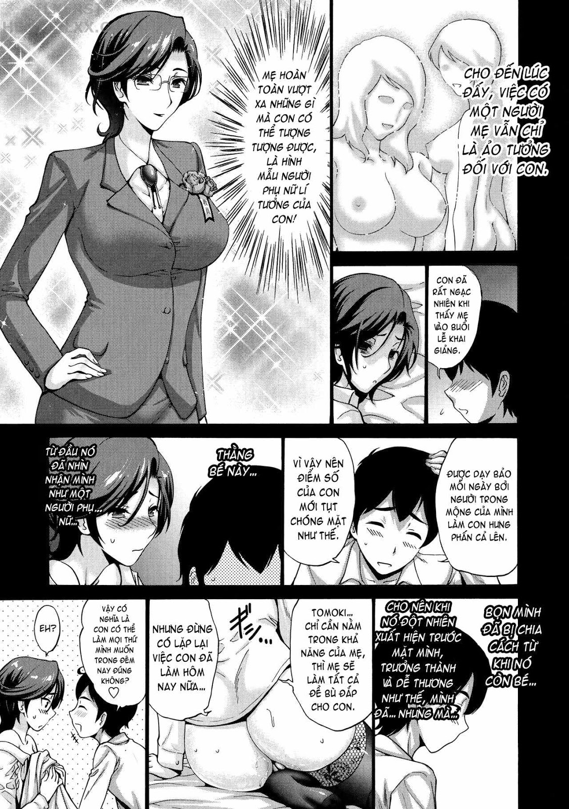 Đọc truyện hentai His Mother is My Love Hole Chap 9